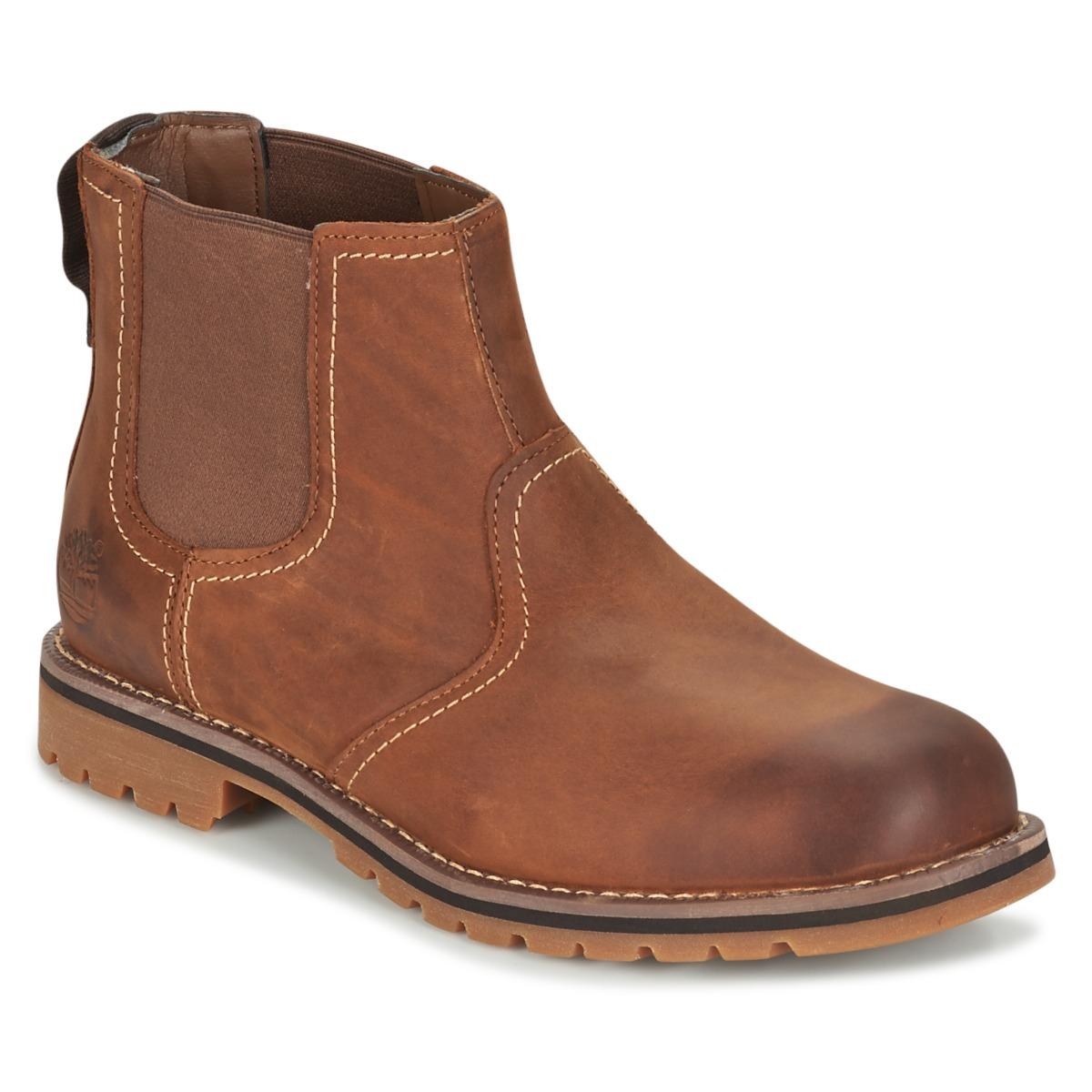larchmont chelsea boot for men in dark brown
