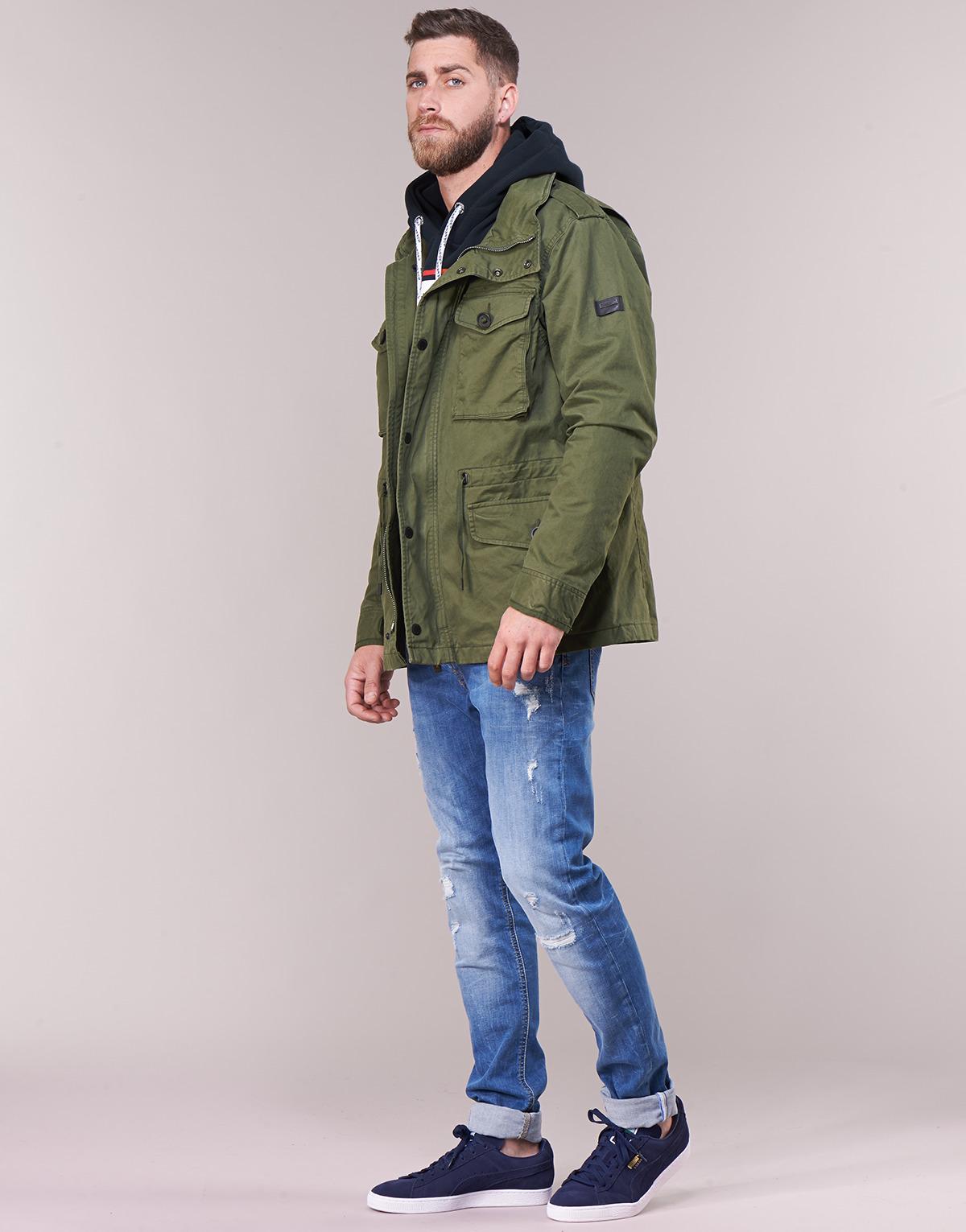 Superdry Leather Rookie Field Jacket in 