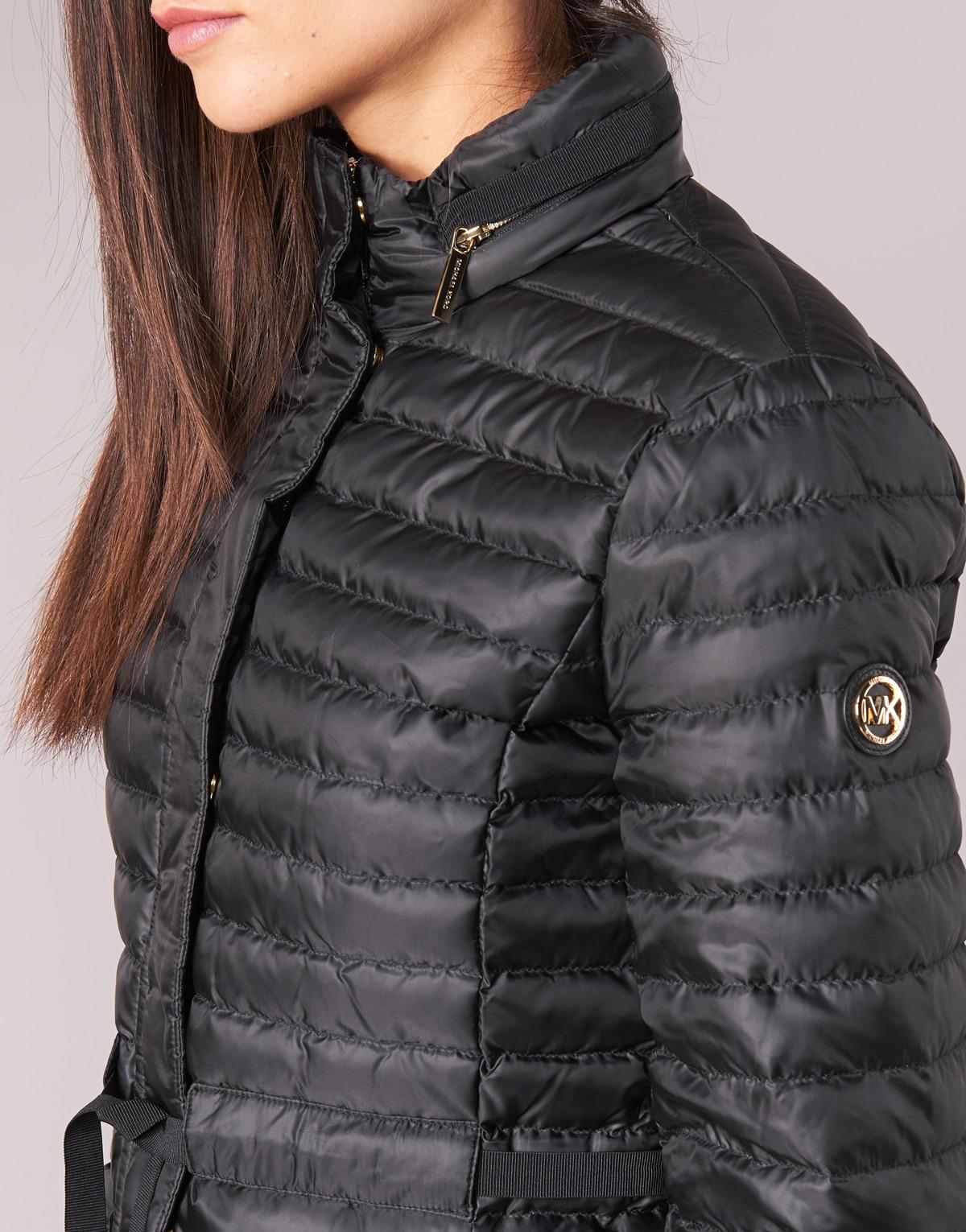 Michael Kors Packable Nylon Puffer Jacket in Black | Lyst UK