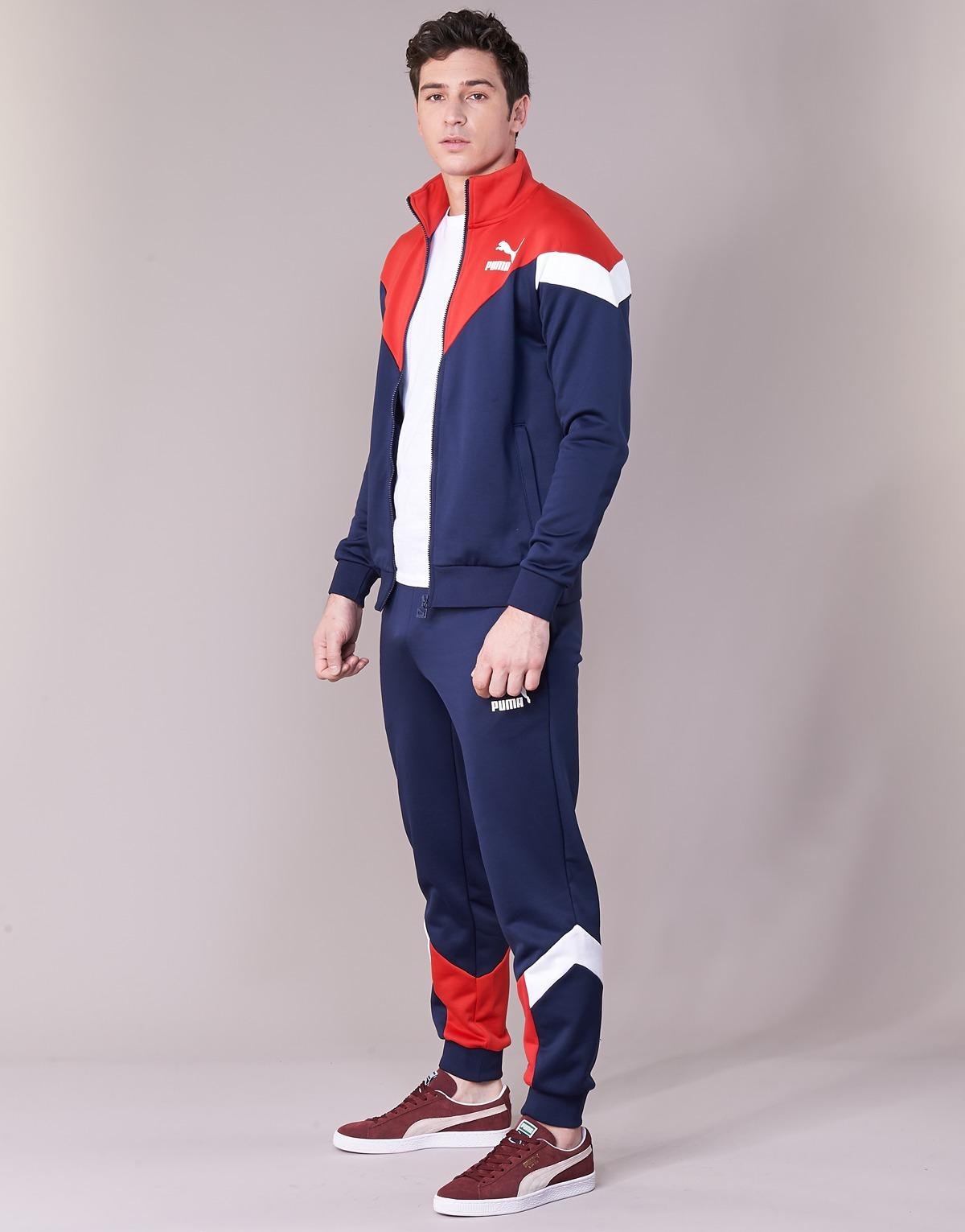 blue and red puma tracksuit - 51% OFF 