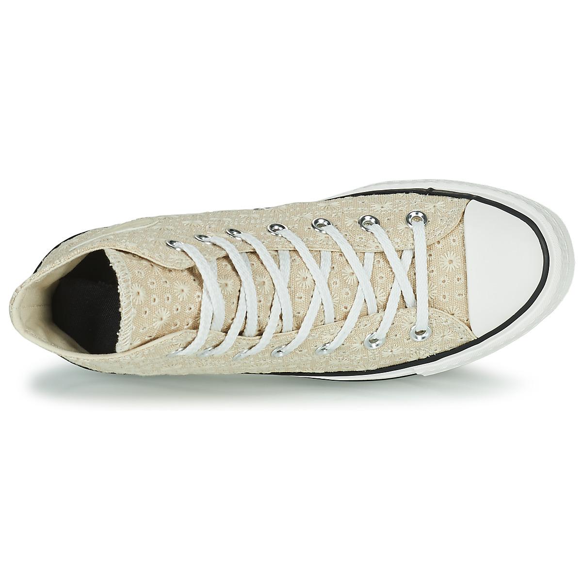 canvas broderie platform converse