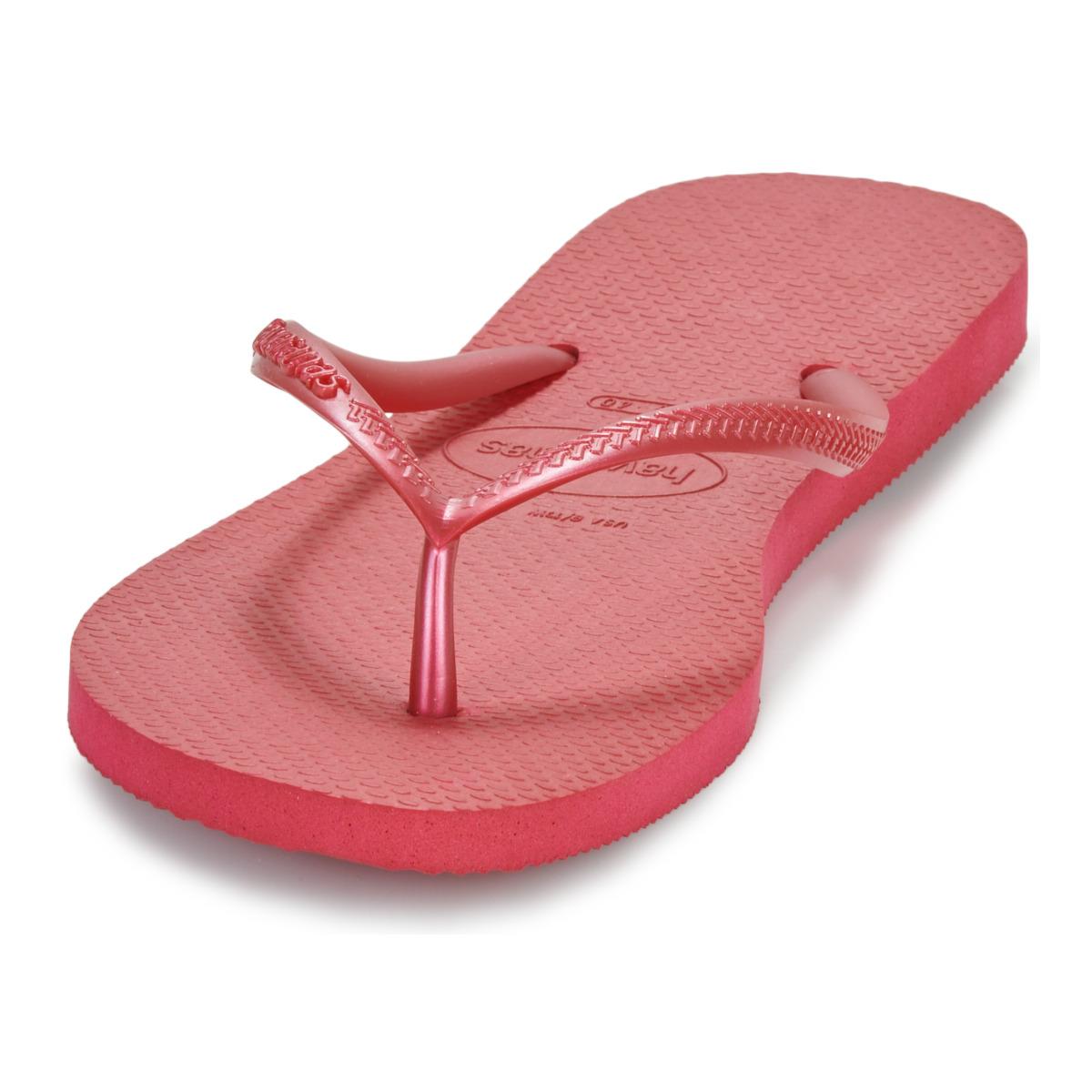 Havaianas Flip Flops Sandals shoes Slim in Pink Lyst UK