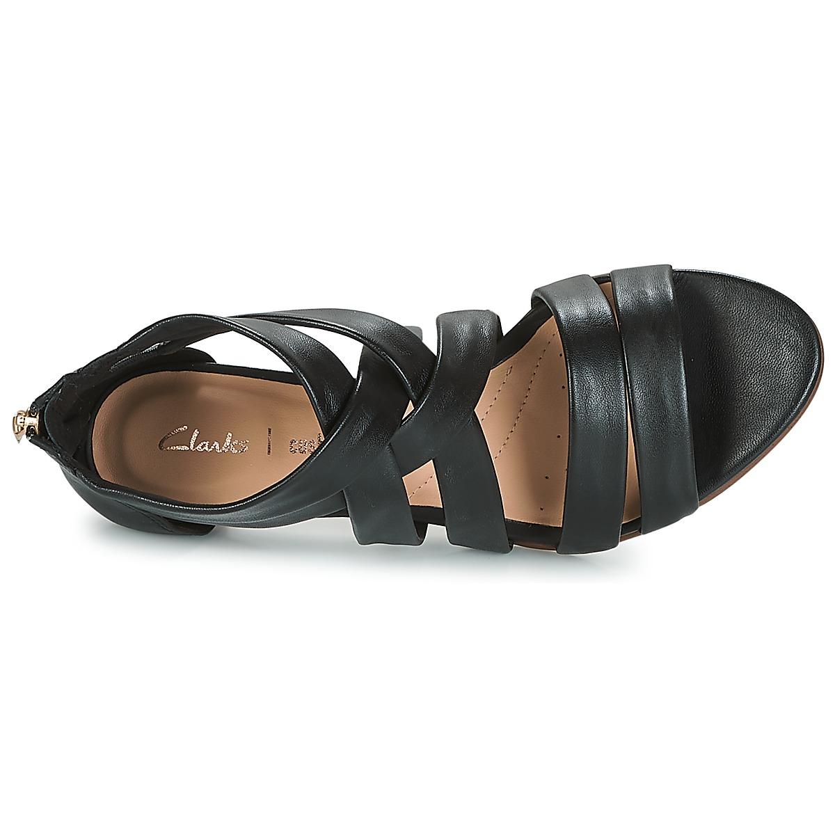 clarks mena silk black