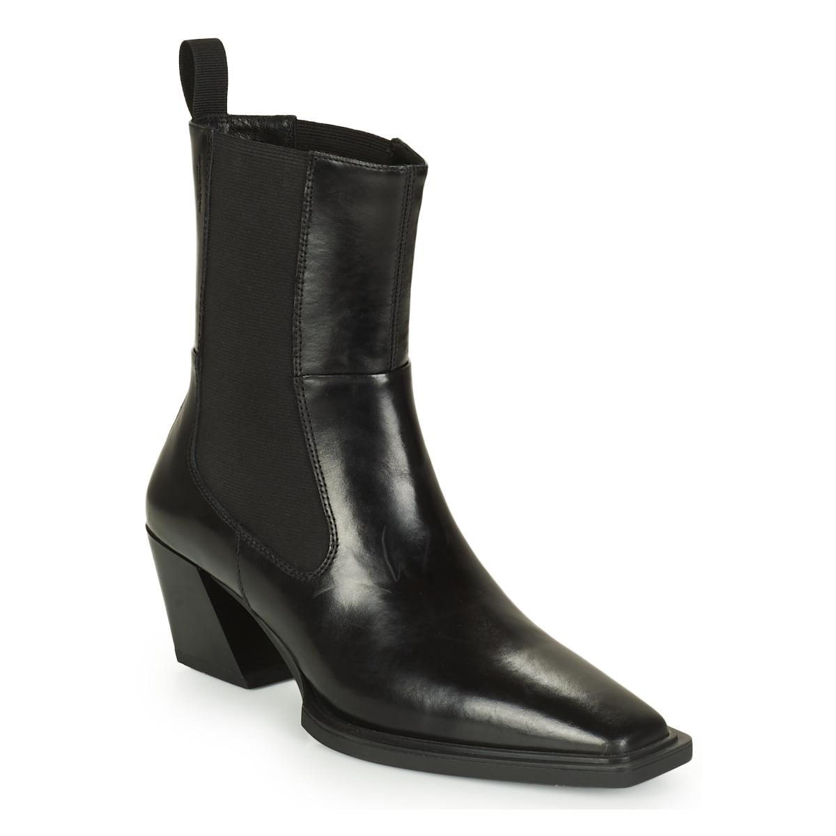 Vagabond Shoemakers Alina Low Ankle Boots in Black | Lyst UK