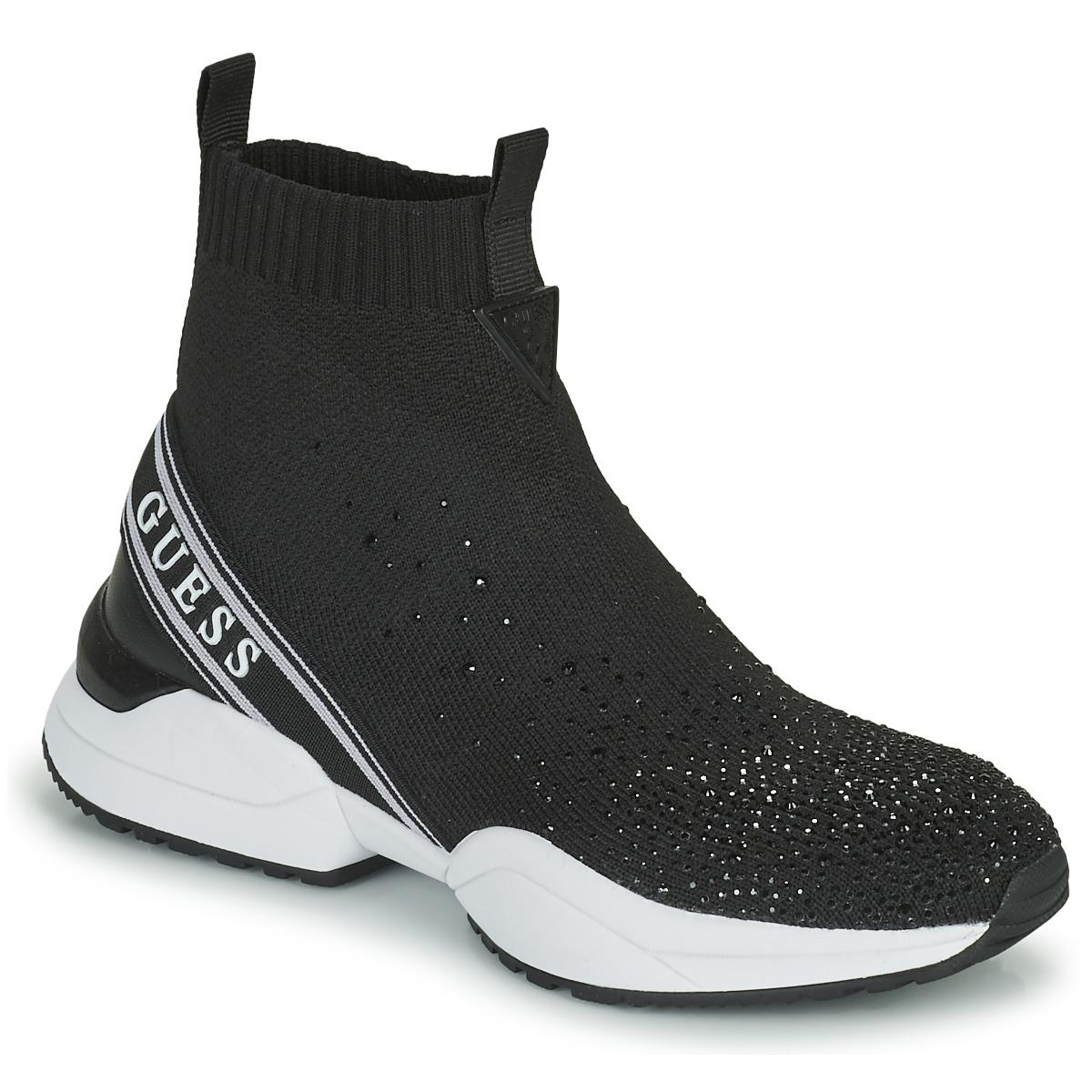 guess black trainers