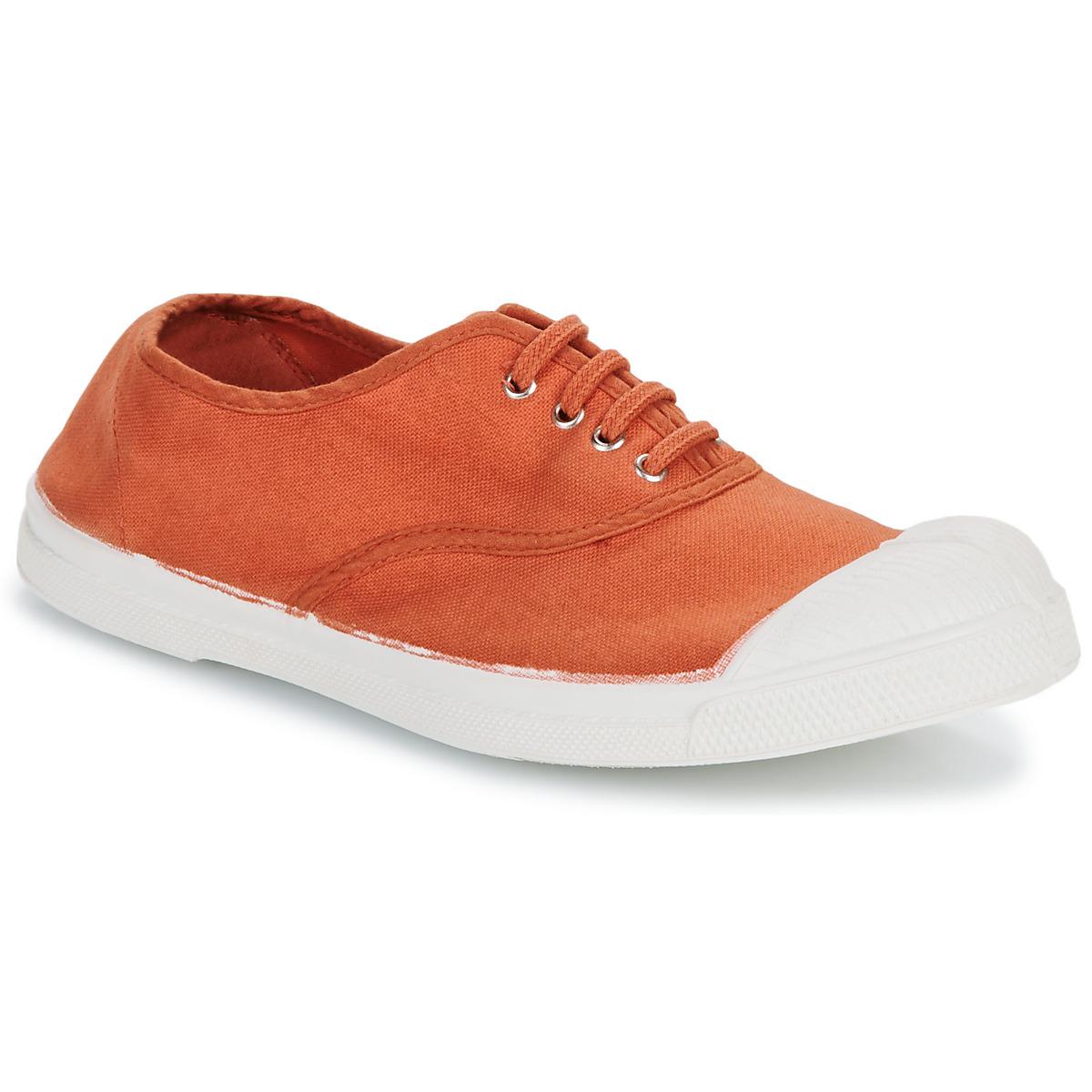 Bensimon Shoes trainers Tennis Lacet in Orange Lyst UK