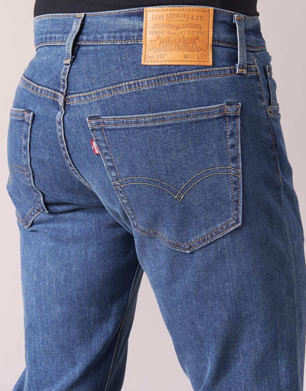 Levi's Denim 527 Slim Boot Cut Bootcut Jeans in Blue for Men - Lyst