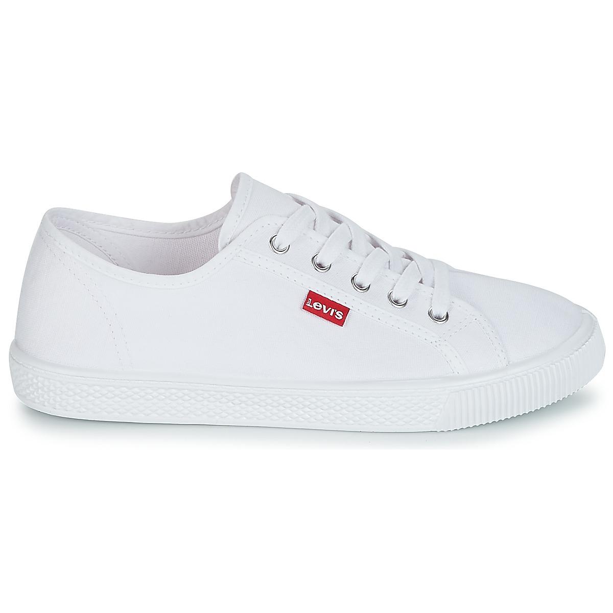 Levi's Levis Malibu Beach S Shoes in White (b White 50) (White) - Save 31% -