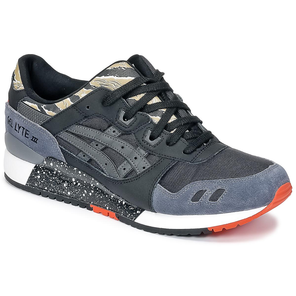 asics trainers all black
