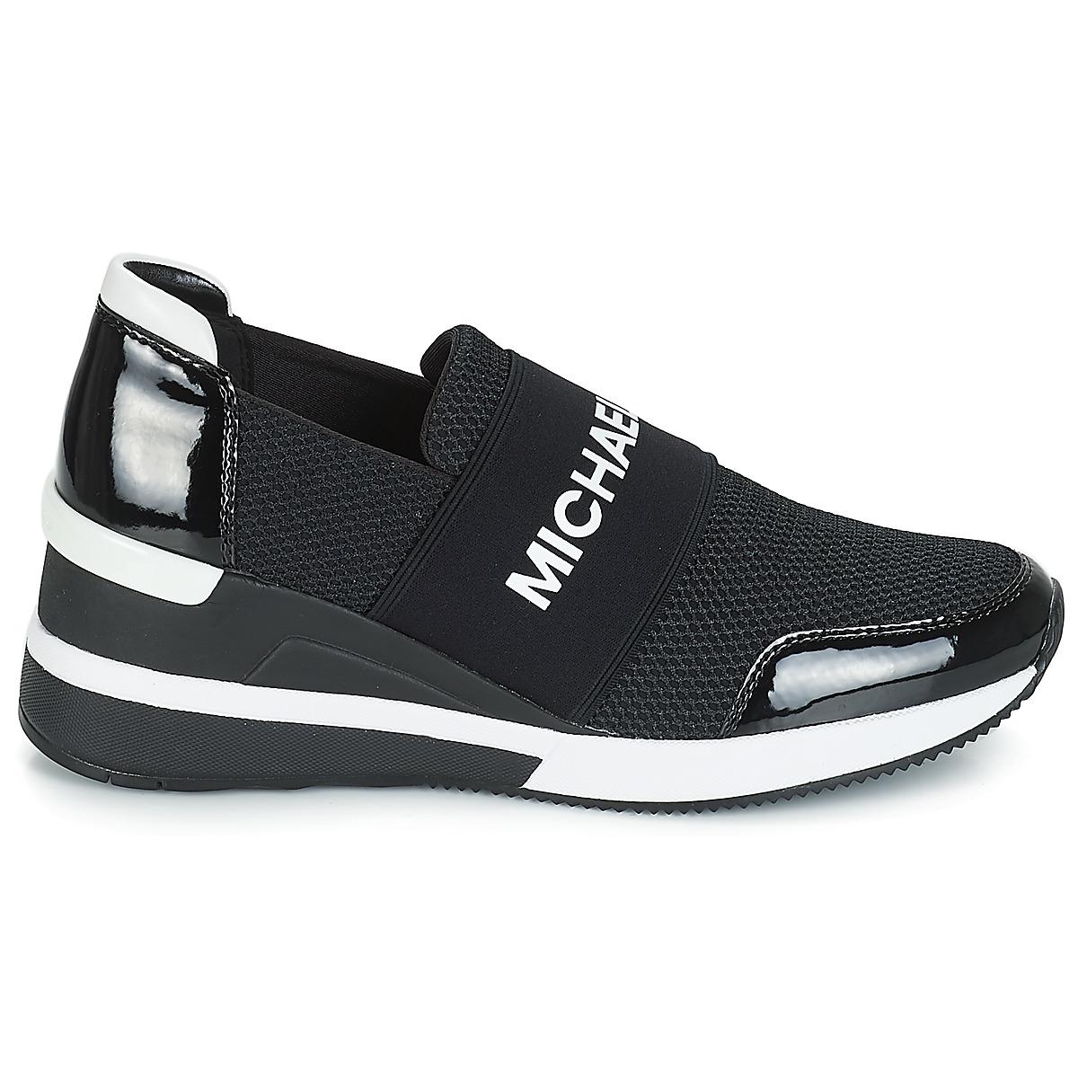 MICHAEL Michael Kors Felix Trainer Women's Shoes (trainers) In Black - Lyst