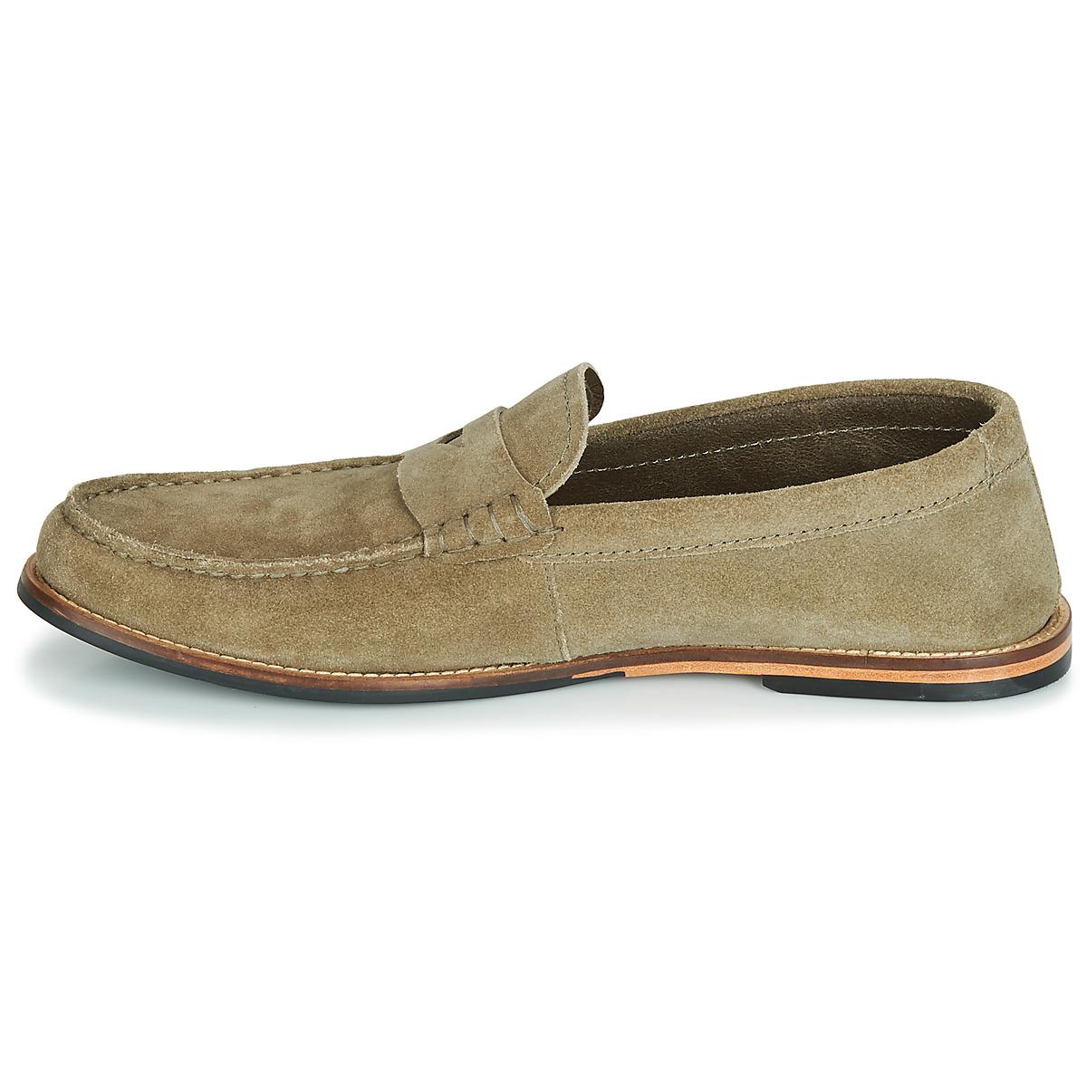 clarks green loafers