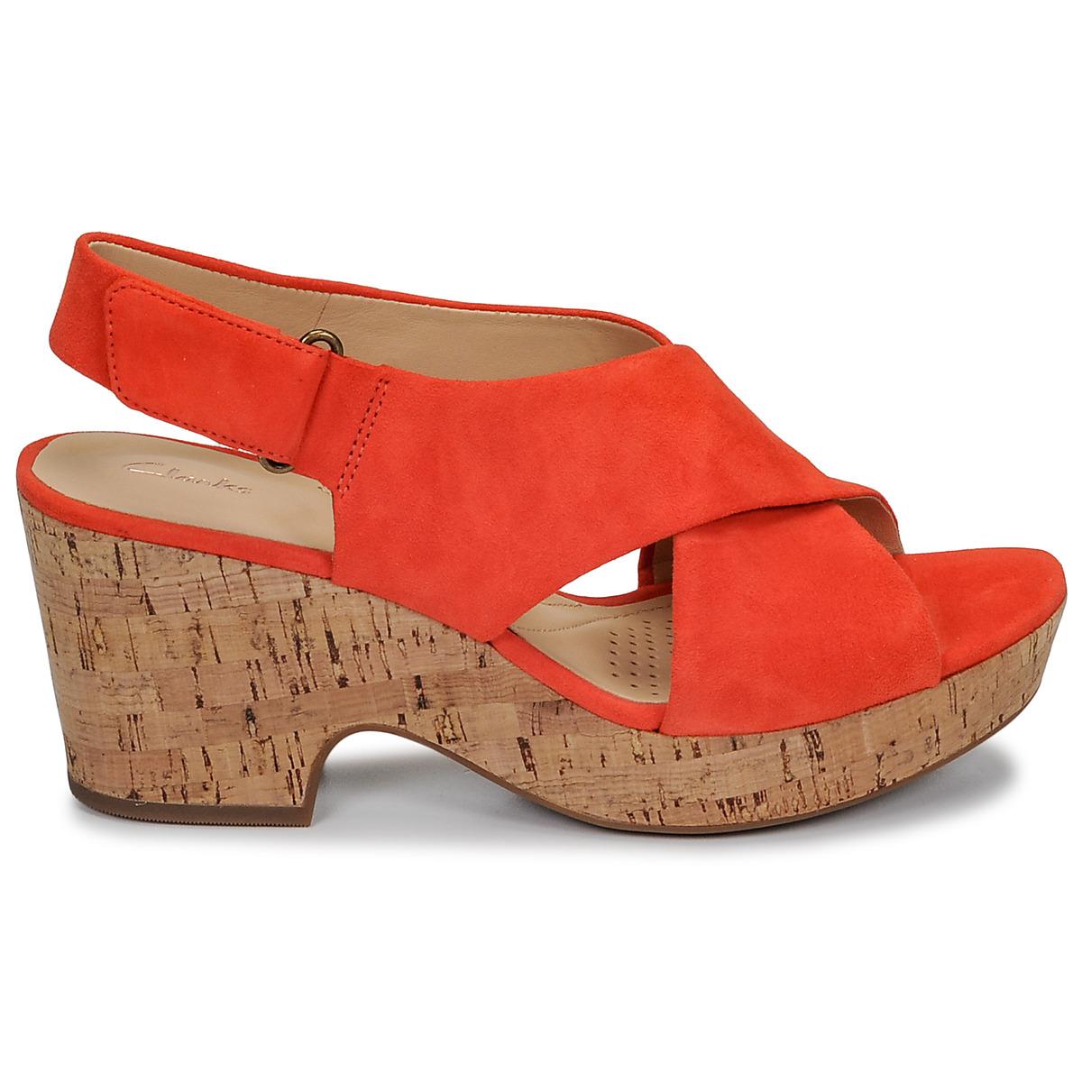 clarks maritsa lara orange