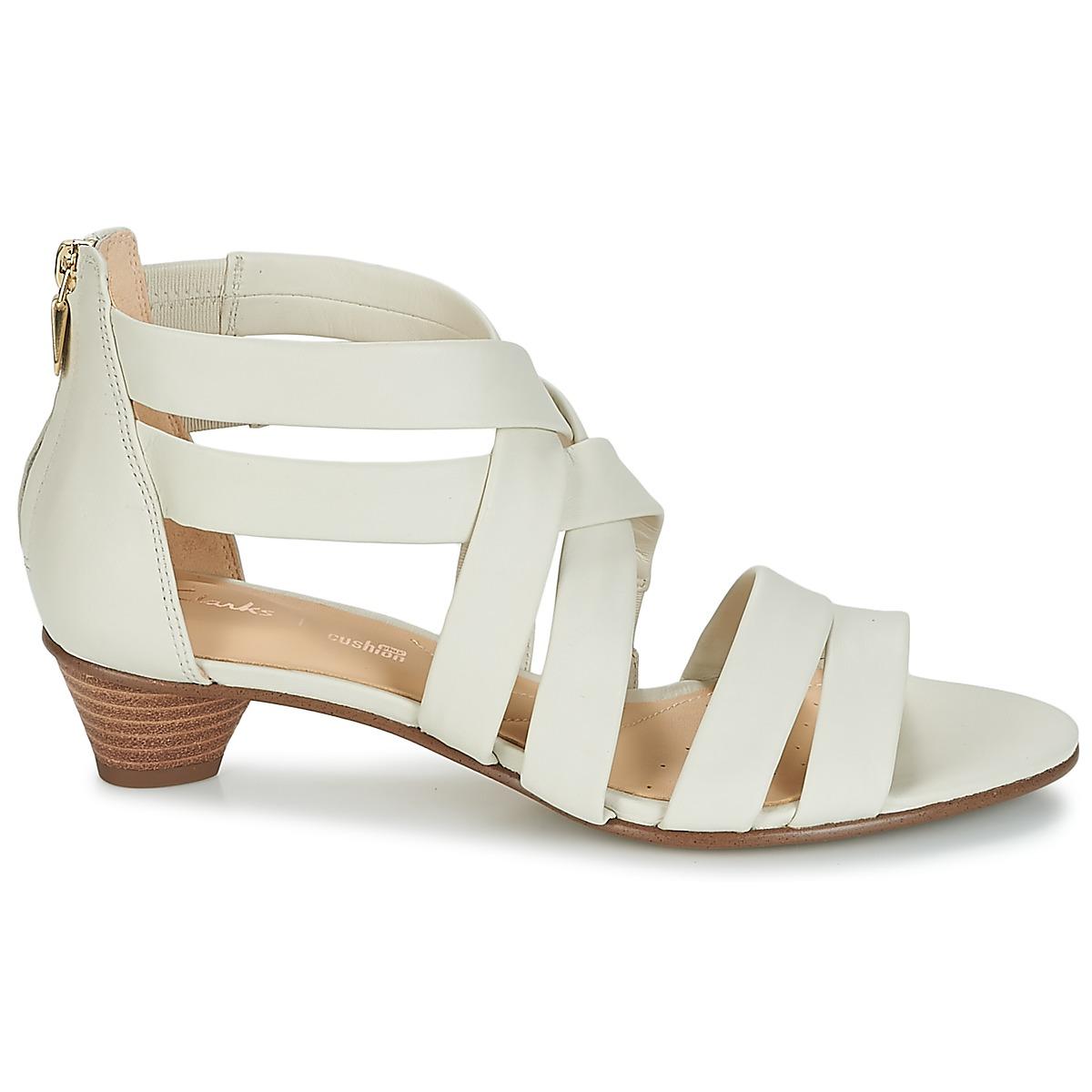 Clarks mena silk strappy on sale sandals