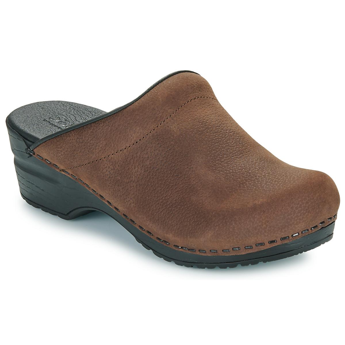 Sanita Clogs shoes Sonja Open in Brown Lyst UK