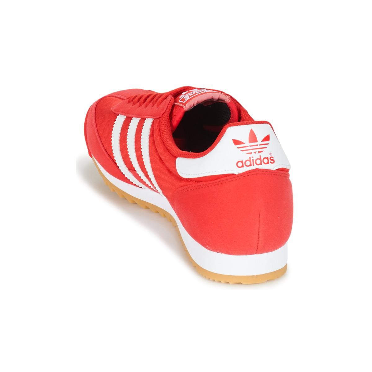 adidas s Dragon Og Trainers in Red for Men Lyst UK