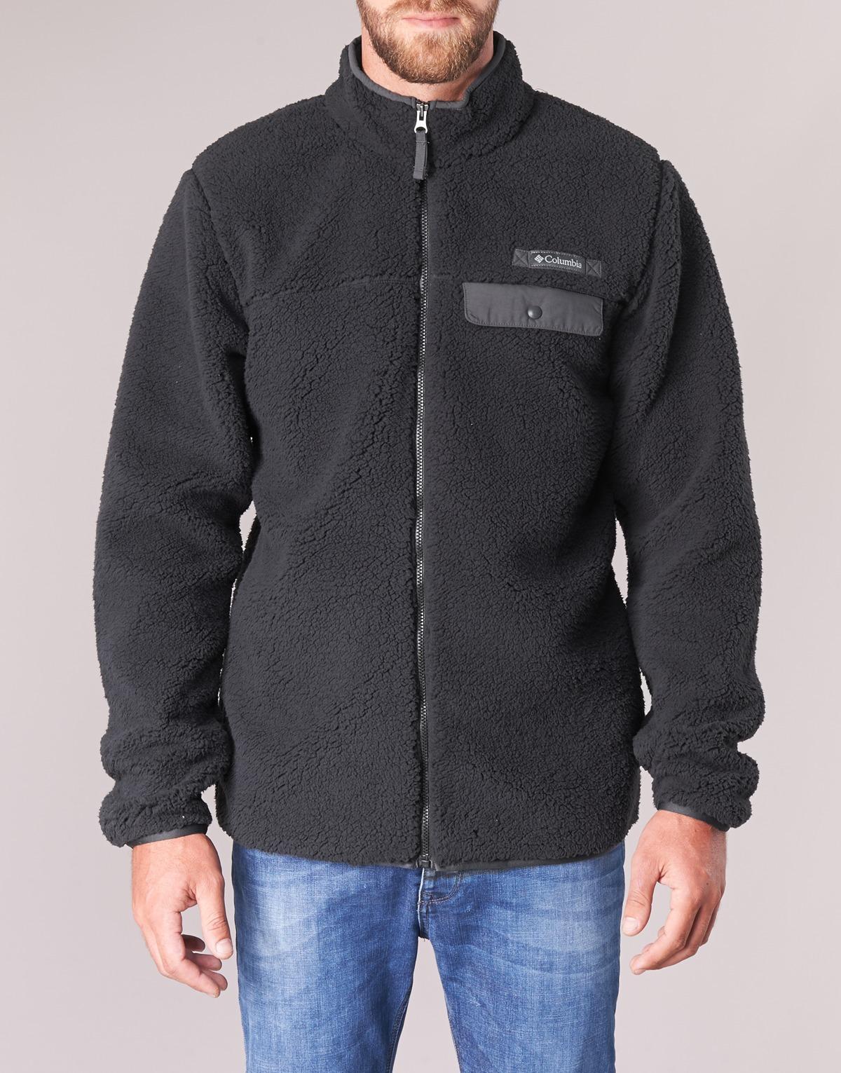 Columbia Mountain Side Heavyweight Fleece Zip Men's Fleece Jacket In Black for Men Lyst
