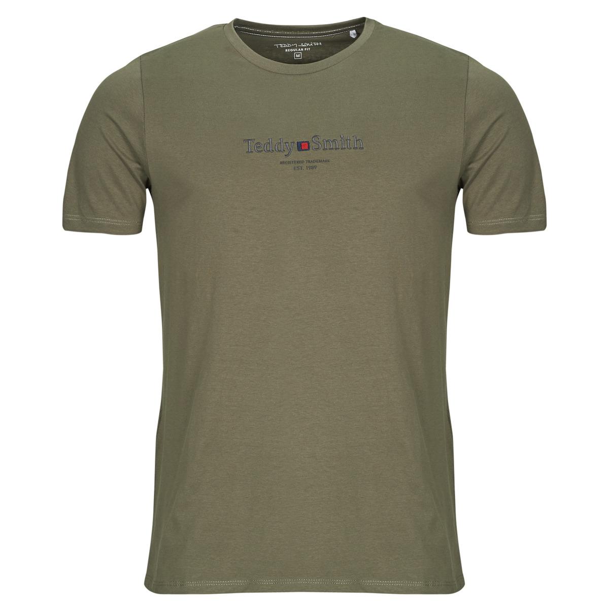 T-shirt Uomo Teddy Smith Tesuper MC – Maglietta Bianca In 100% Cotone, Maniche Corte, Lavabile In Lavatrice A 30°, Vestibilità Comoda - 6