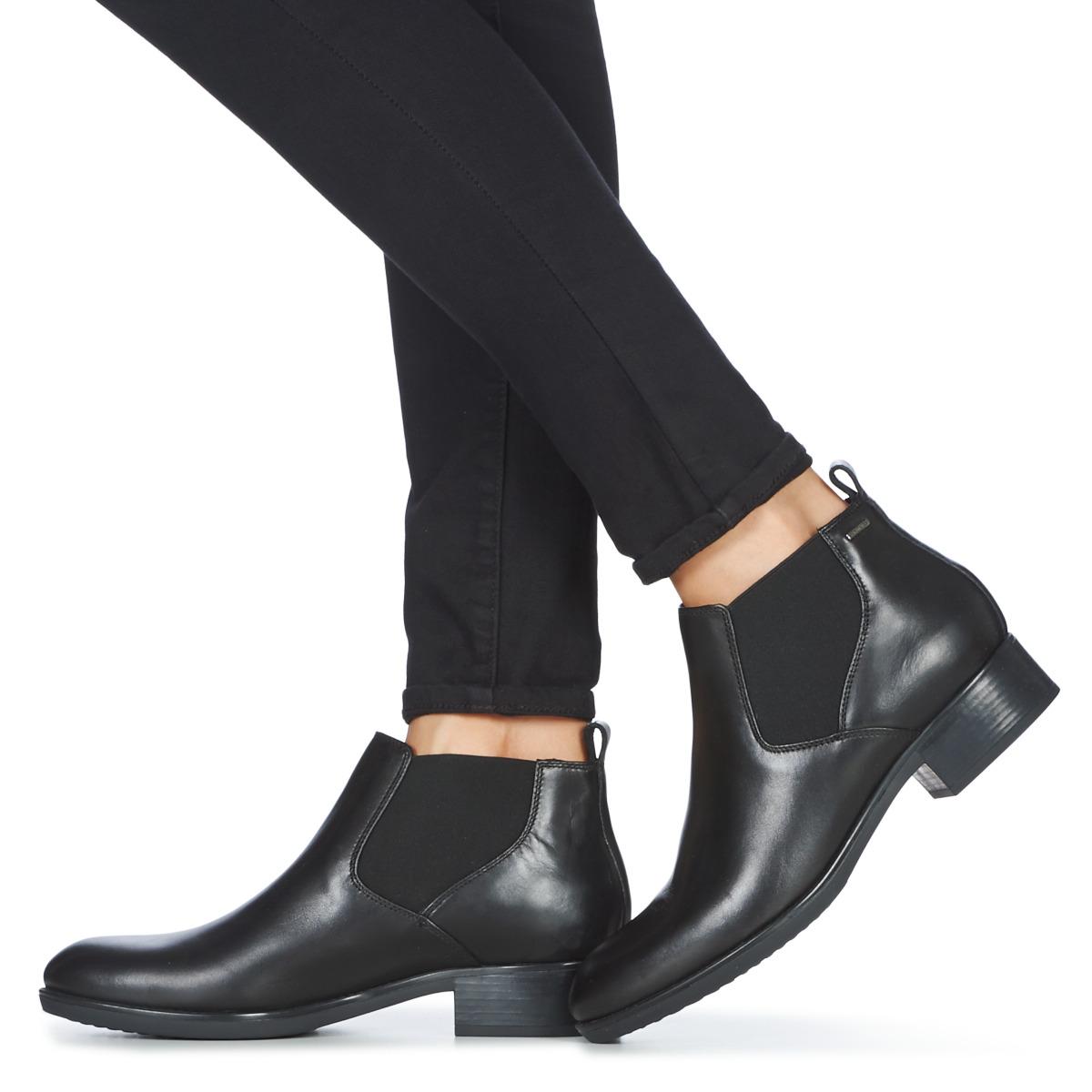 Geox D Felicity Np Abx C Mid Boots in Black | Lyst UK