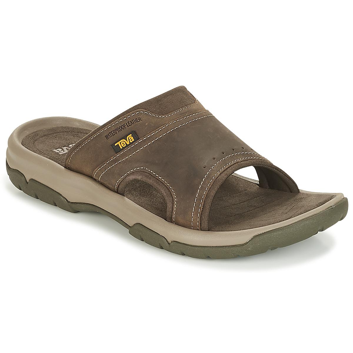 men's teva langdon leather sandals
