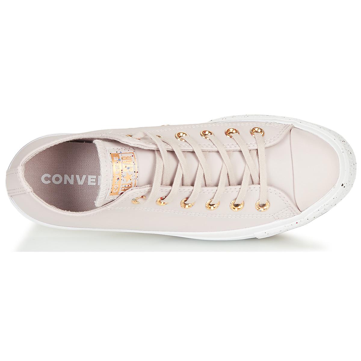 converse speckle lift trainers