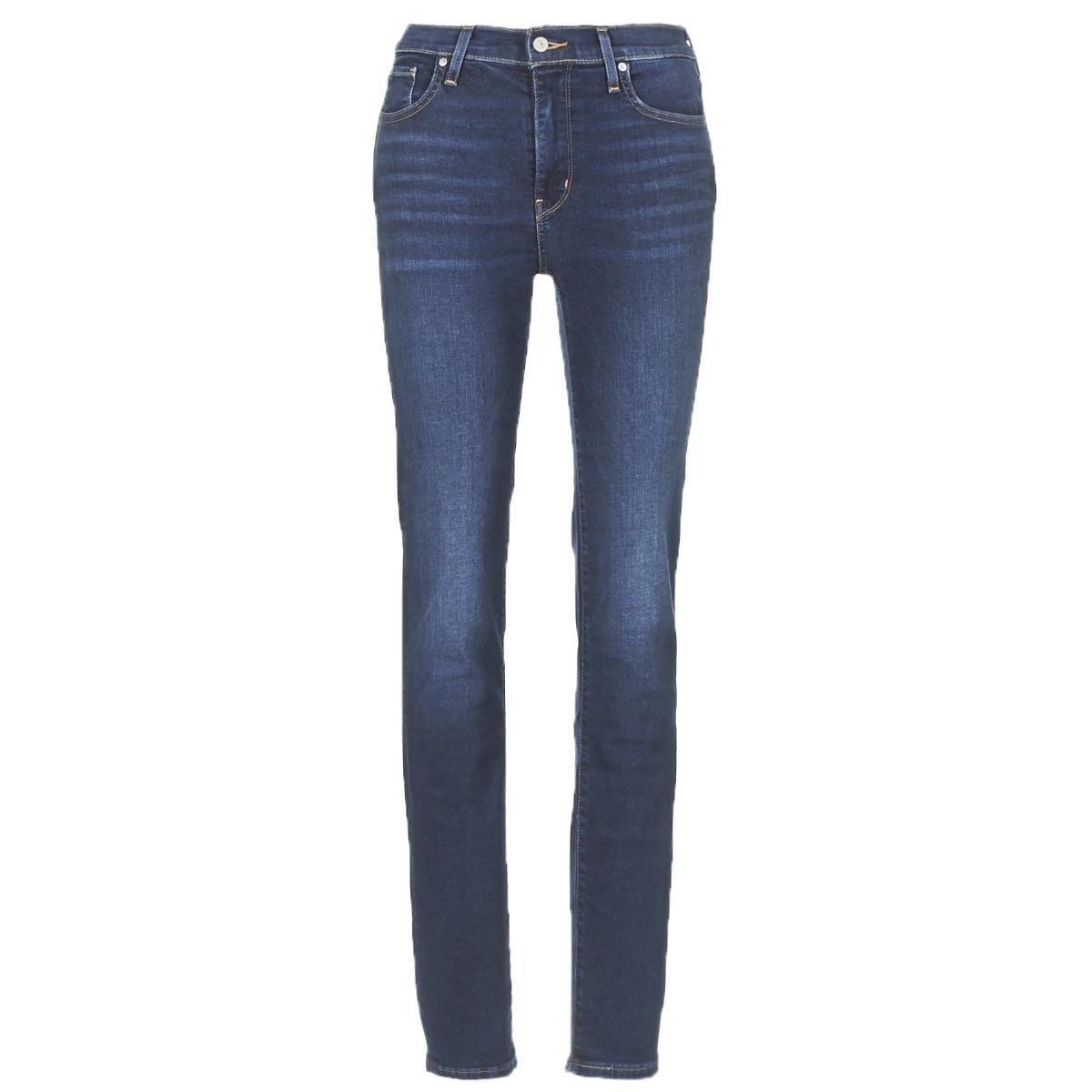 Levi's Denim 724 High Rise Straight Jeans in Blue - Lyst