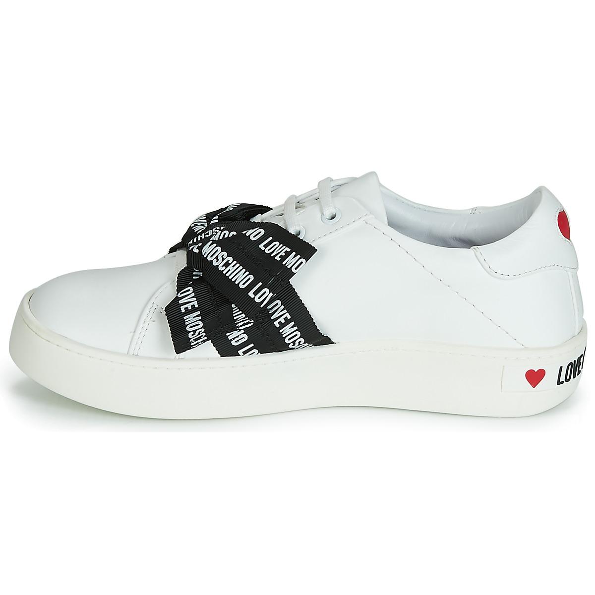 moschino bow trainers