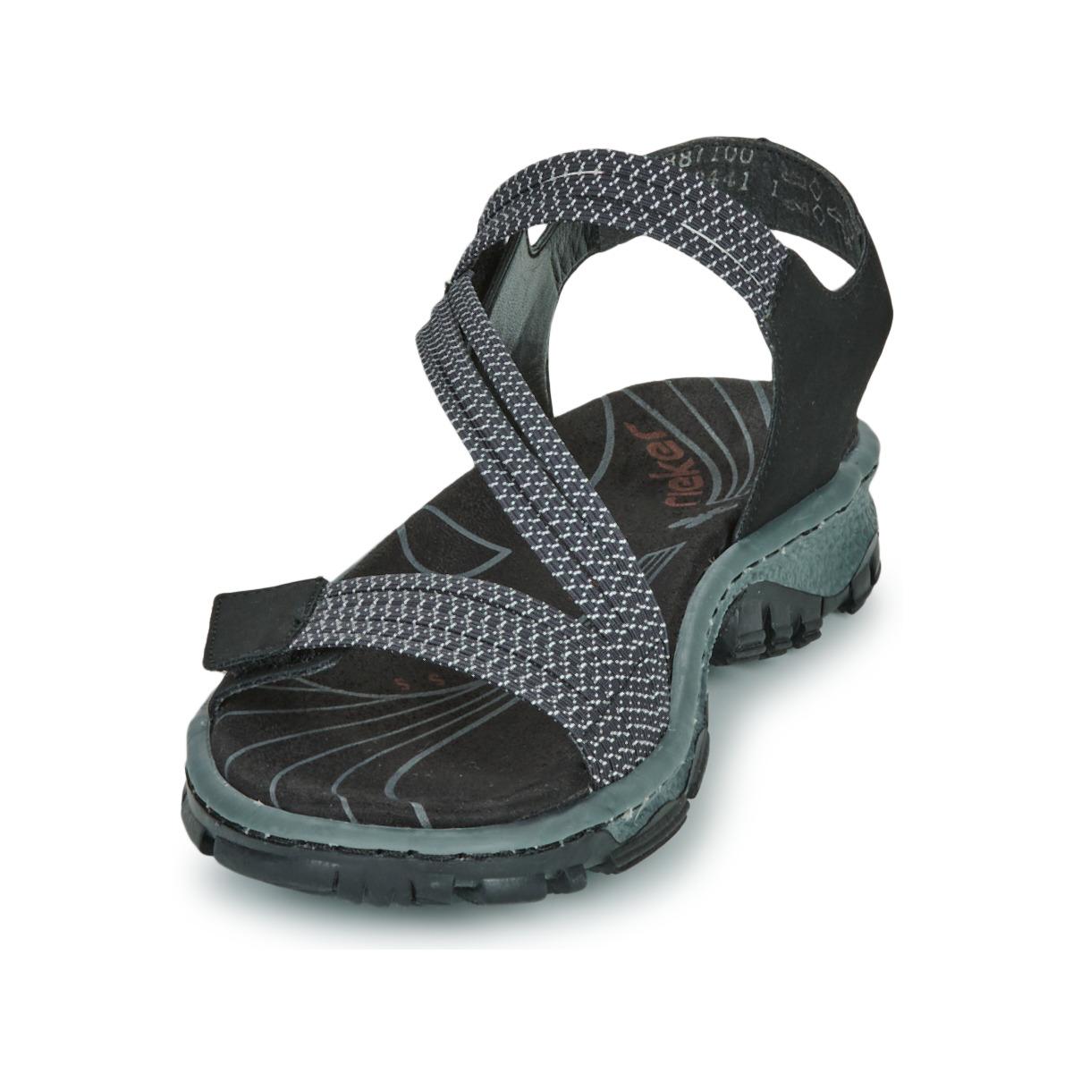 Reiker store black sandals
