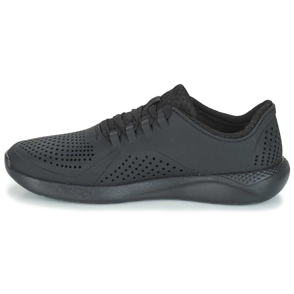 crocs trainers black