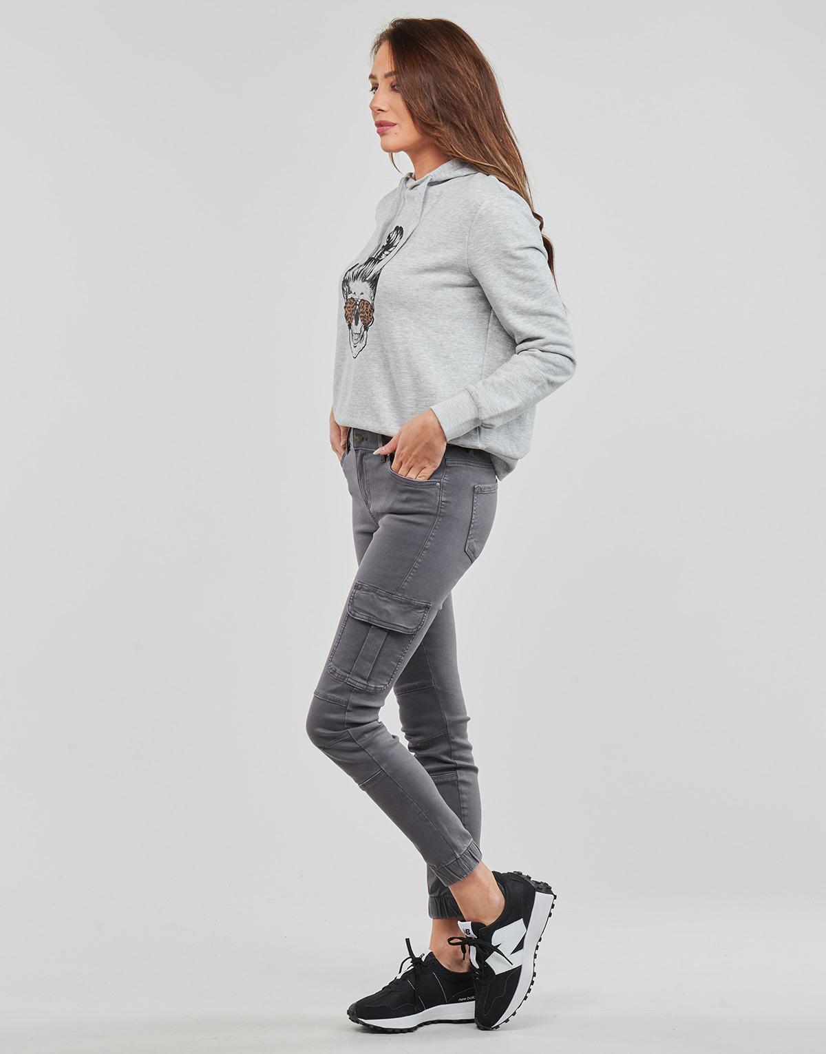 ONLY Cargo Trousers Onlmissouri Reg Ank Cargo Pnt in Grey