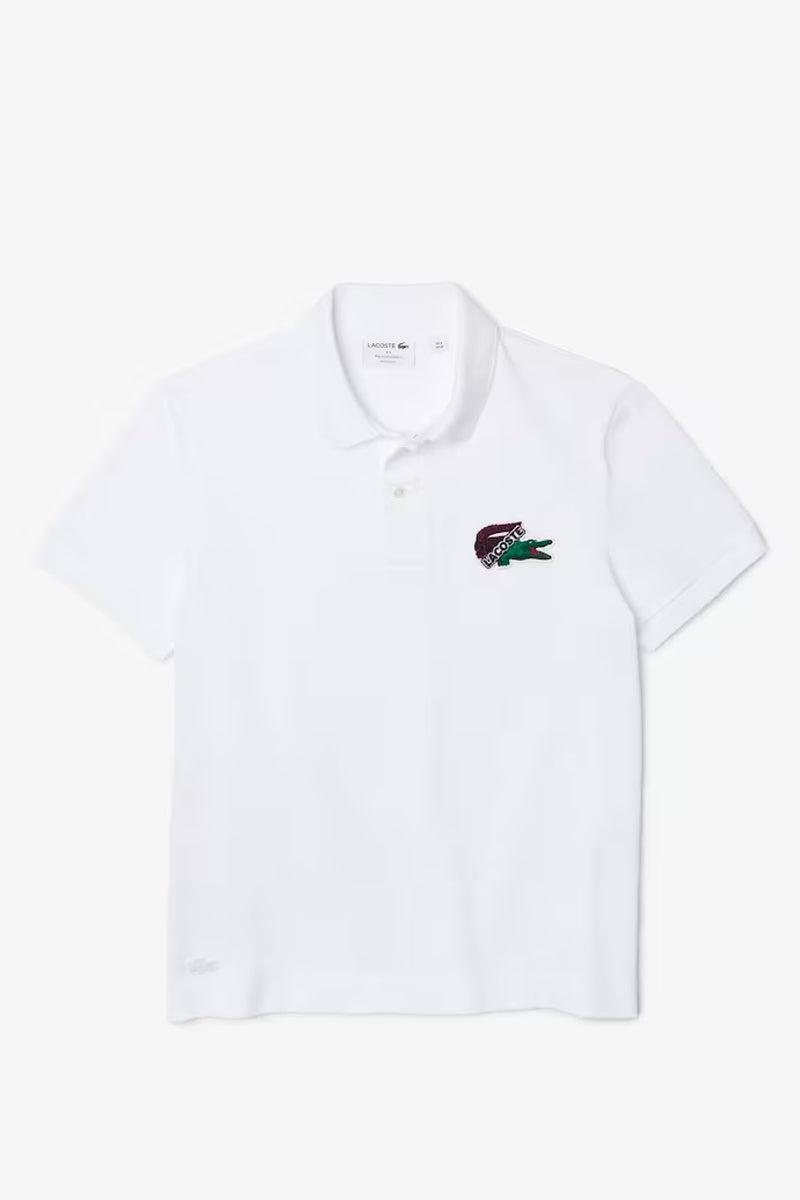 Lacoste Graphic Mif Polo Blanc in White for Men | Lyst