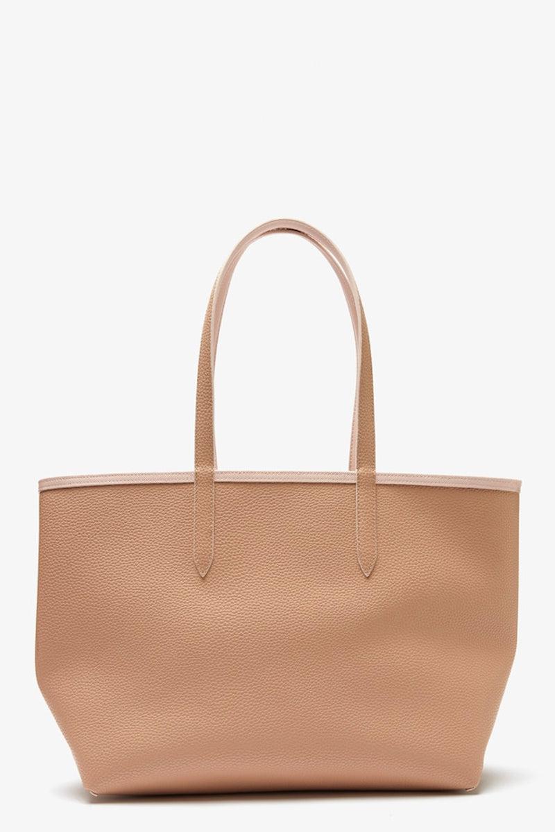 Lacoste Anna Reversible Bicolor Tote Bag Chair Amande in Natural | Lyst
