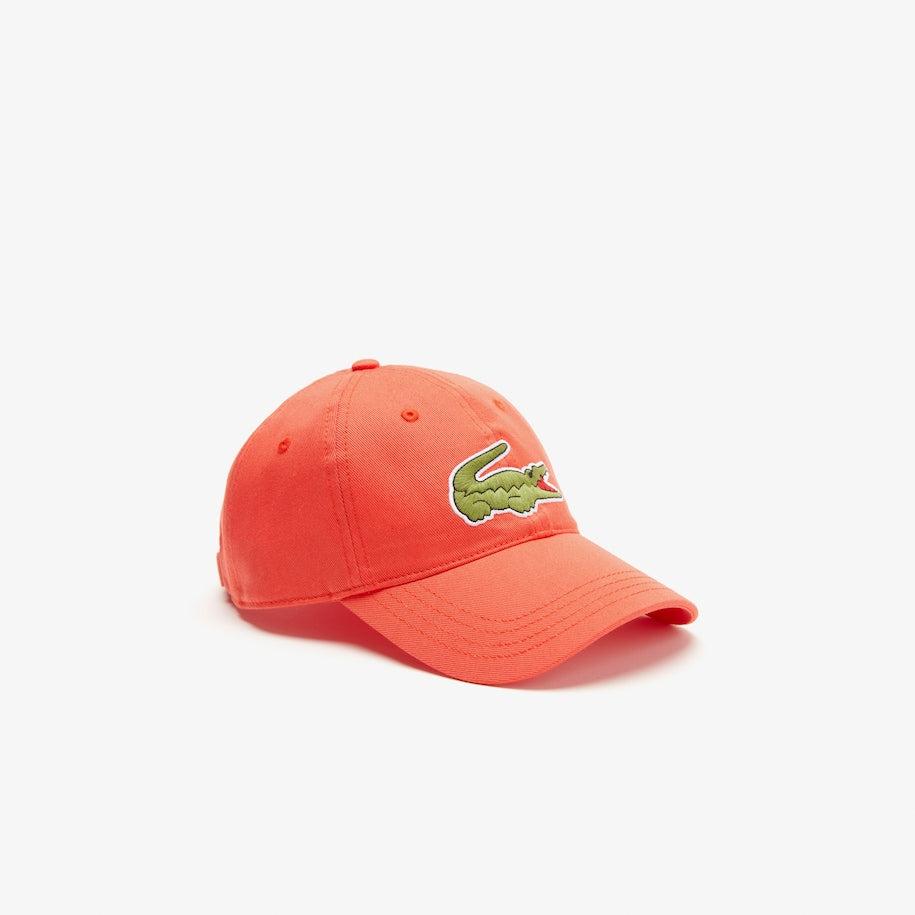 Lacoste Unisex Adjustable Organic Cotton Twill Cap Watermelon in