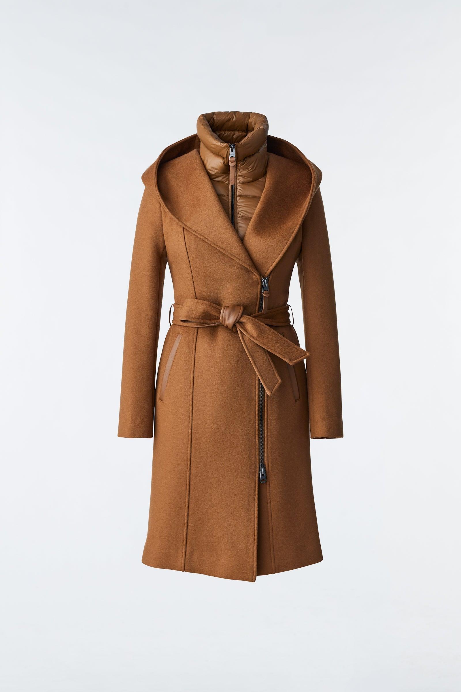 Signature Double Face Hooded Wrap Coat - Women - Ready-to-Wear