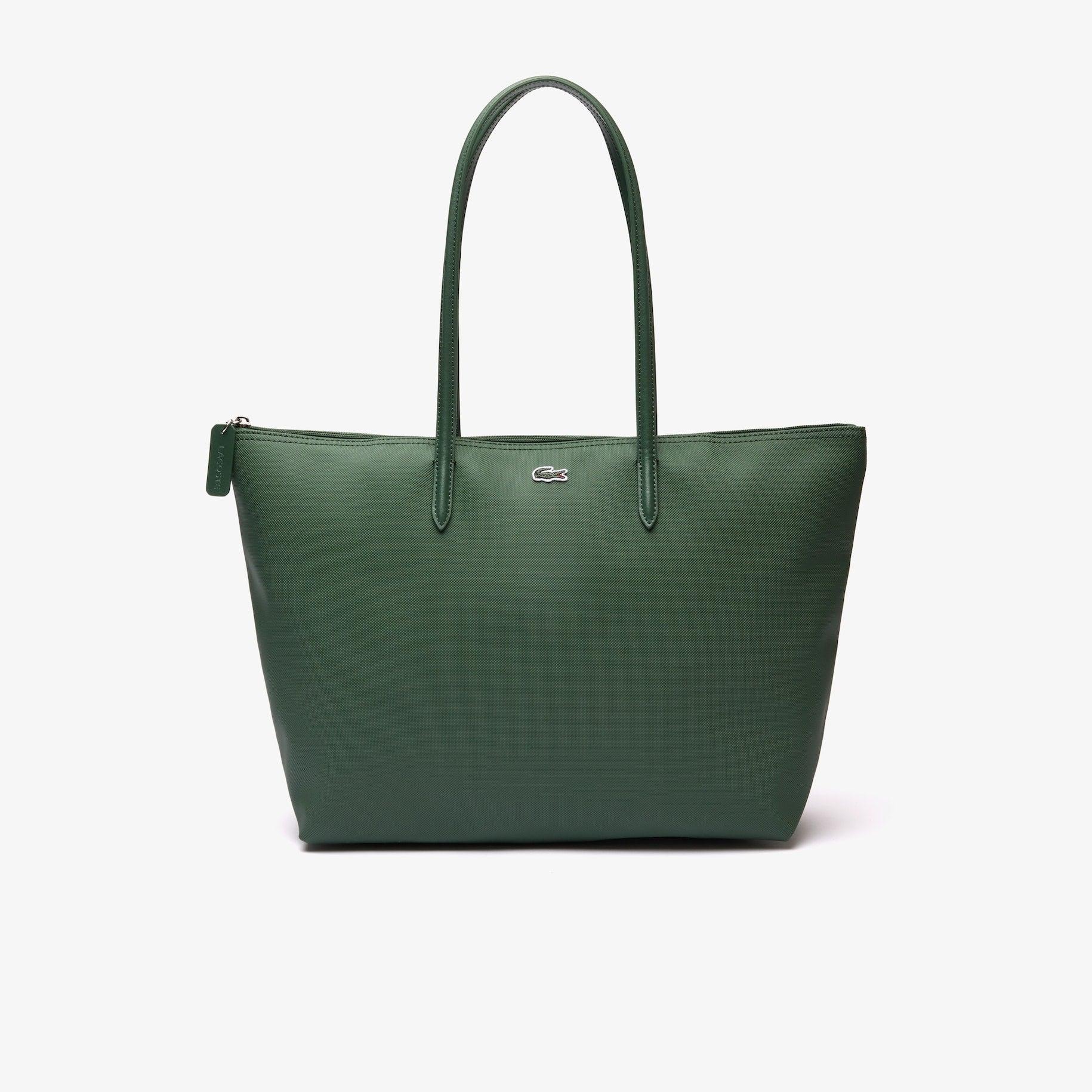Fysik Ørken Hende selv Lacoste Women's L.12.12 Concept Zip Tote Bag Sequoia in Green | Lyst