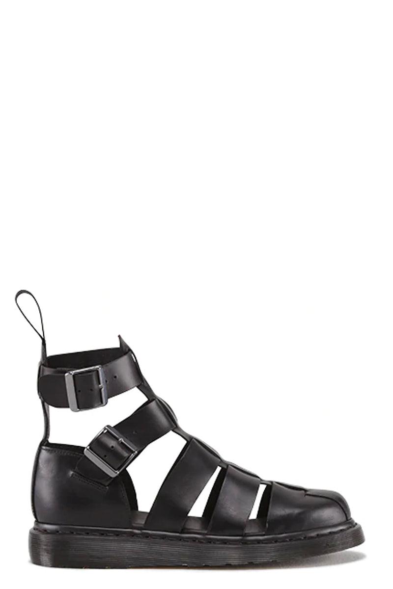 Dr. Martens Geraldo Leather Gladiator Sandals Black Brando for Men | Lyst