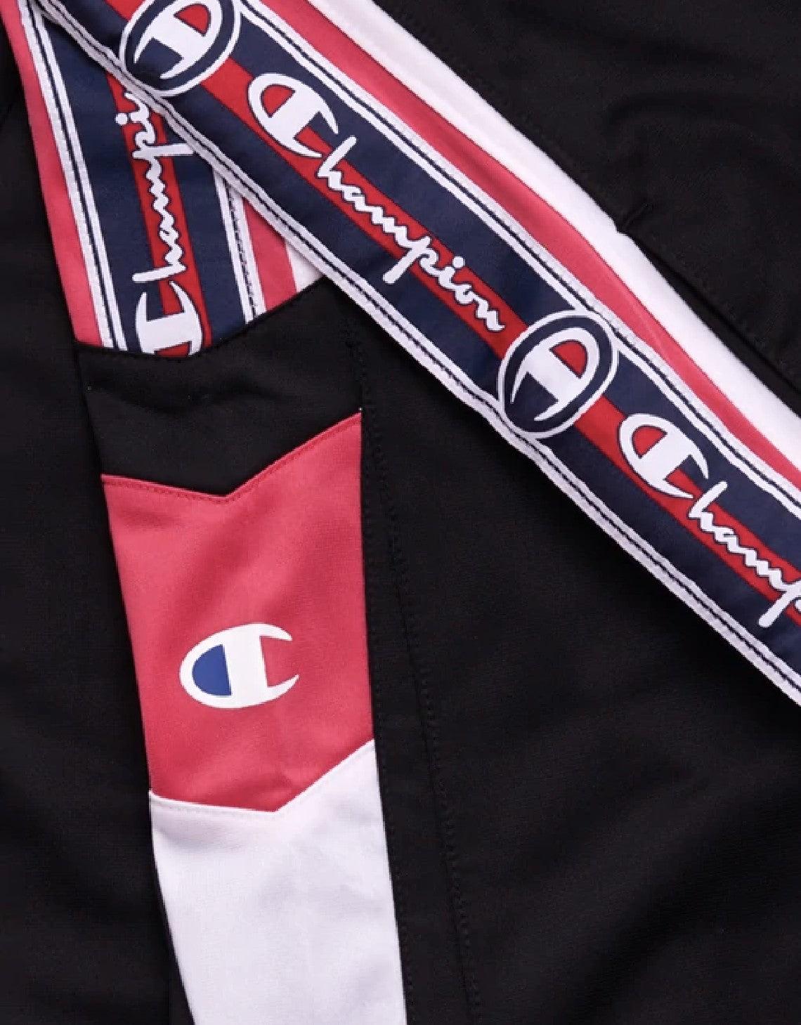 Champion Archive Jacquard Logo Tape Track Pants Black for Men | Lyst