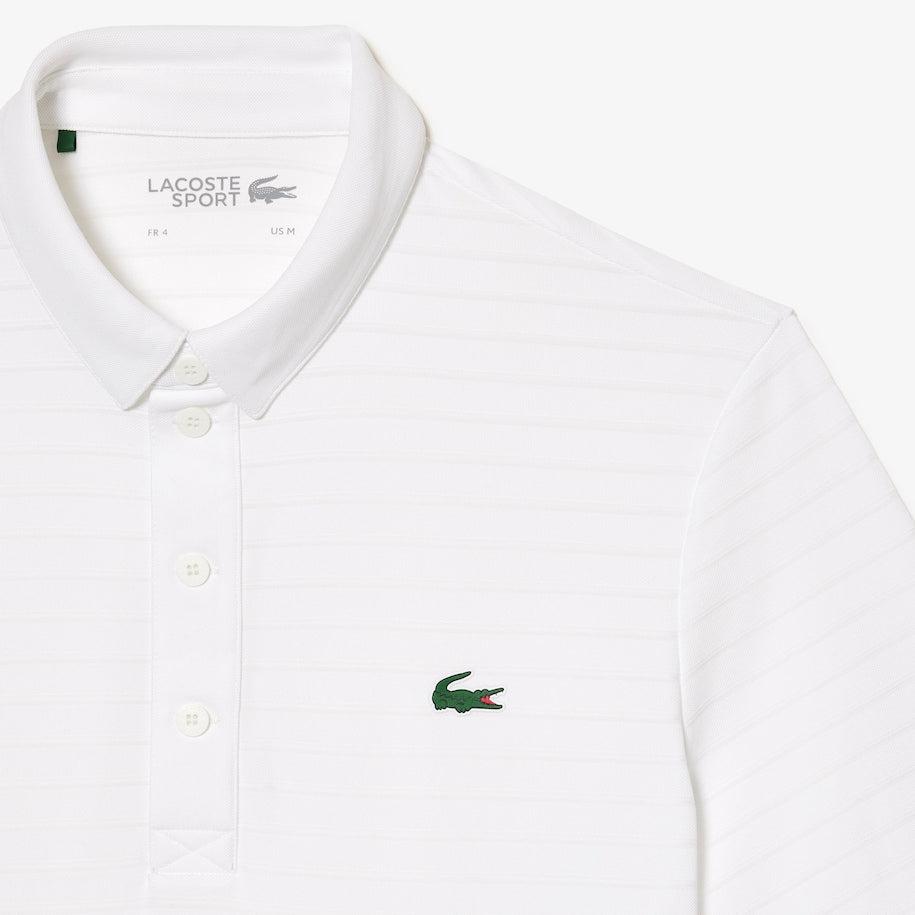 Lacoste Men's Sport Textured Breathable Golf Polo White for Men | Lyst