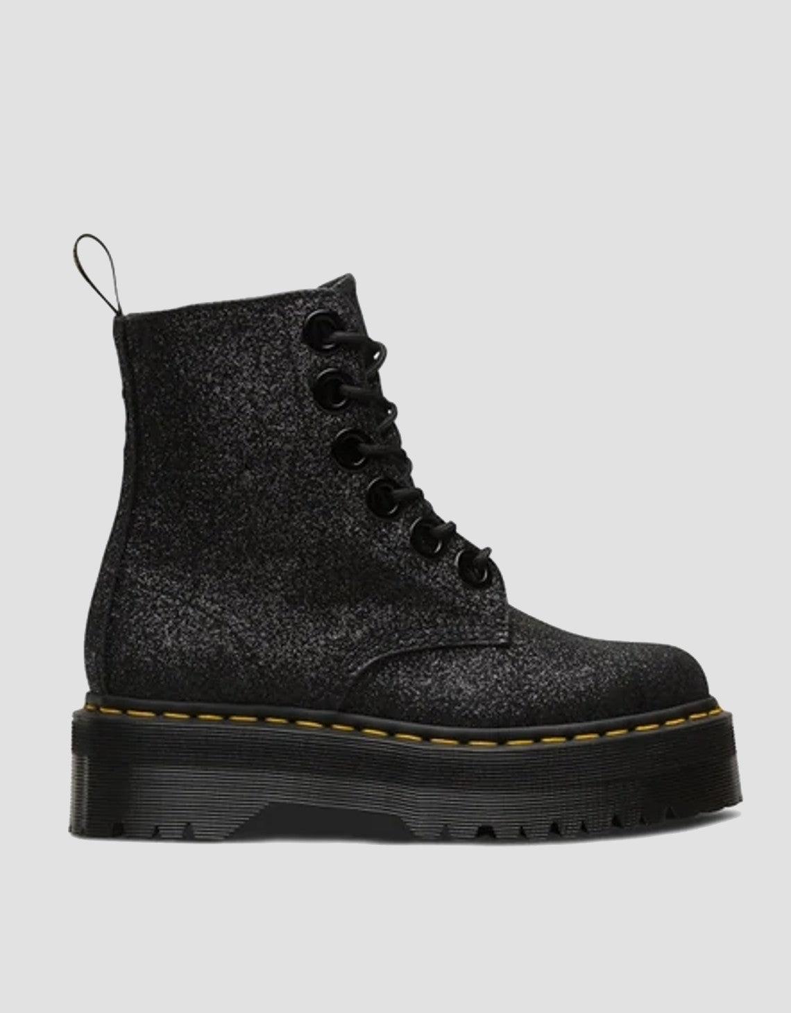 Dr. Martens Molly Glitter Boots Black | Lyst