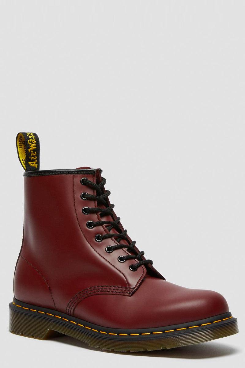 Dr. Martens Unisex 1460 Smooth Leather Lace Up Boots Cherry Red | Lyst