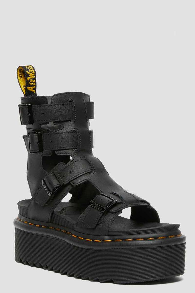 Dr. Martens Giavanna Leather Platform Gladiator Sandals Black Lyst