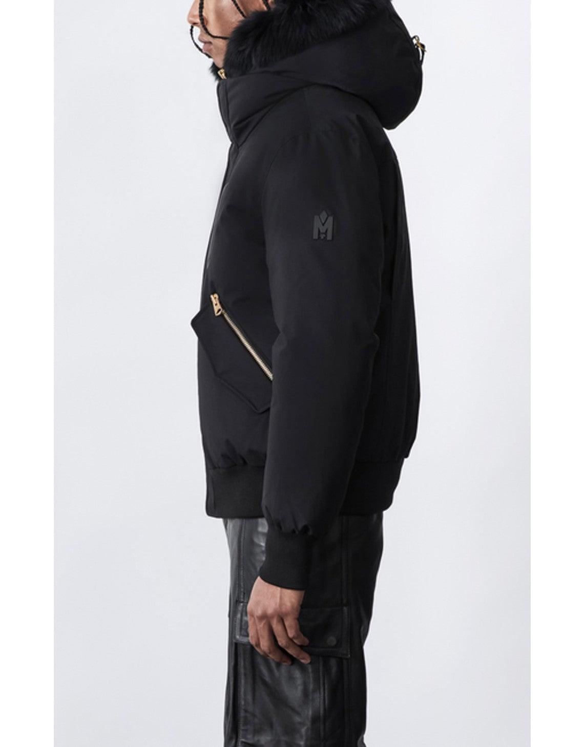 mackage dixon black gold