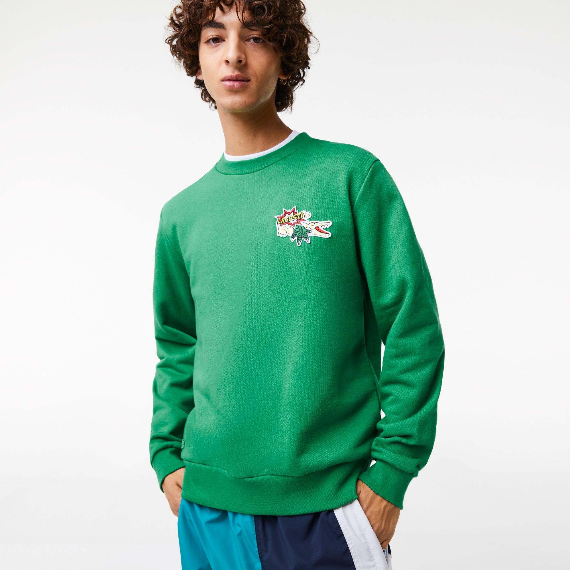 Lacoste sweatshirt online green