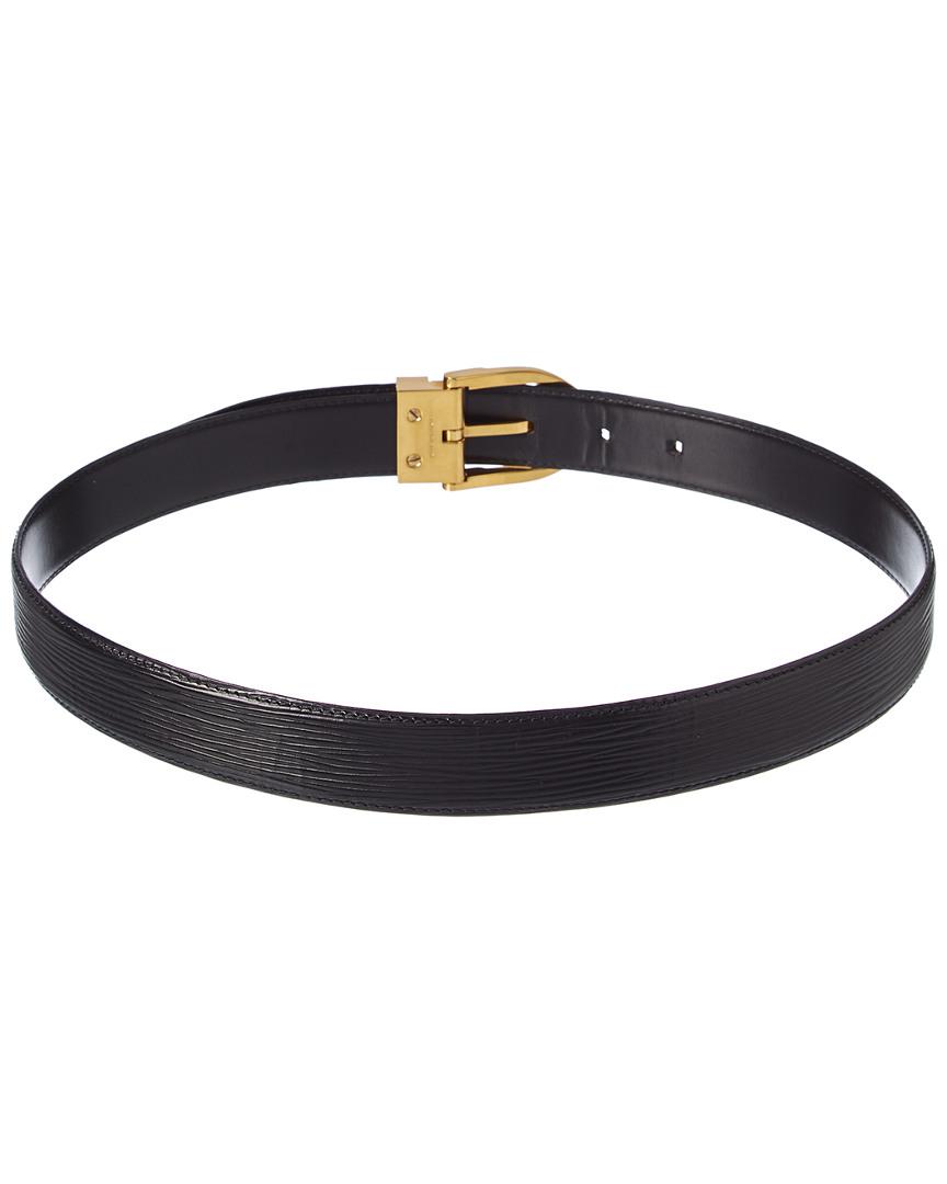 Louis Vuitton Black Epi Leather Ceinture Classic Belt (size 44) - Lyst