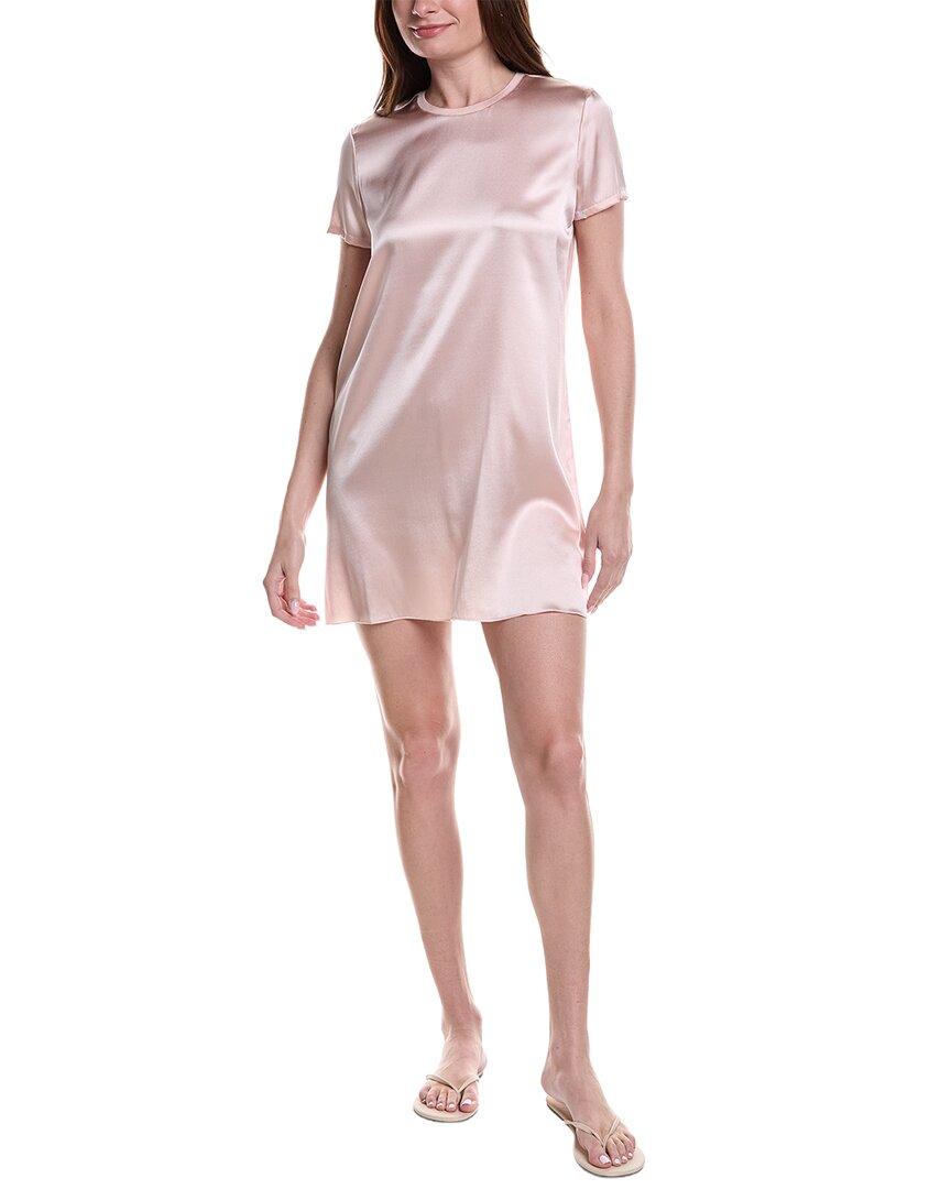 atm silk dress ATM Anthony Thomas Melillo Bias-Cut Silk Slip Midi Dress