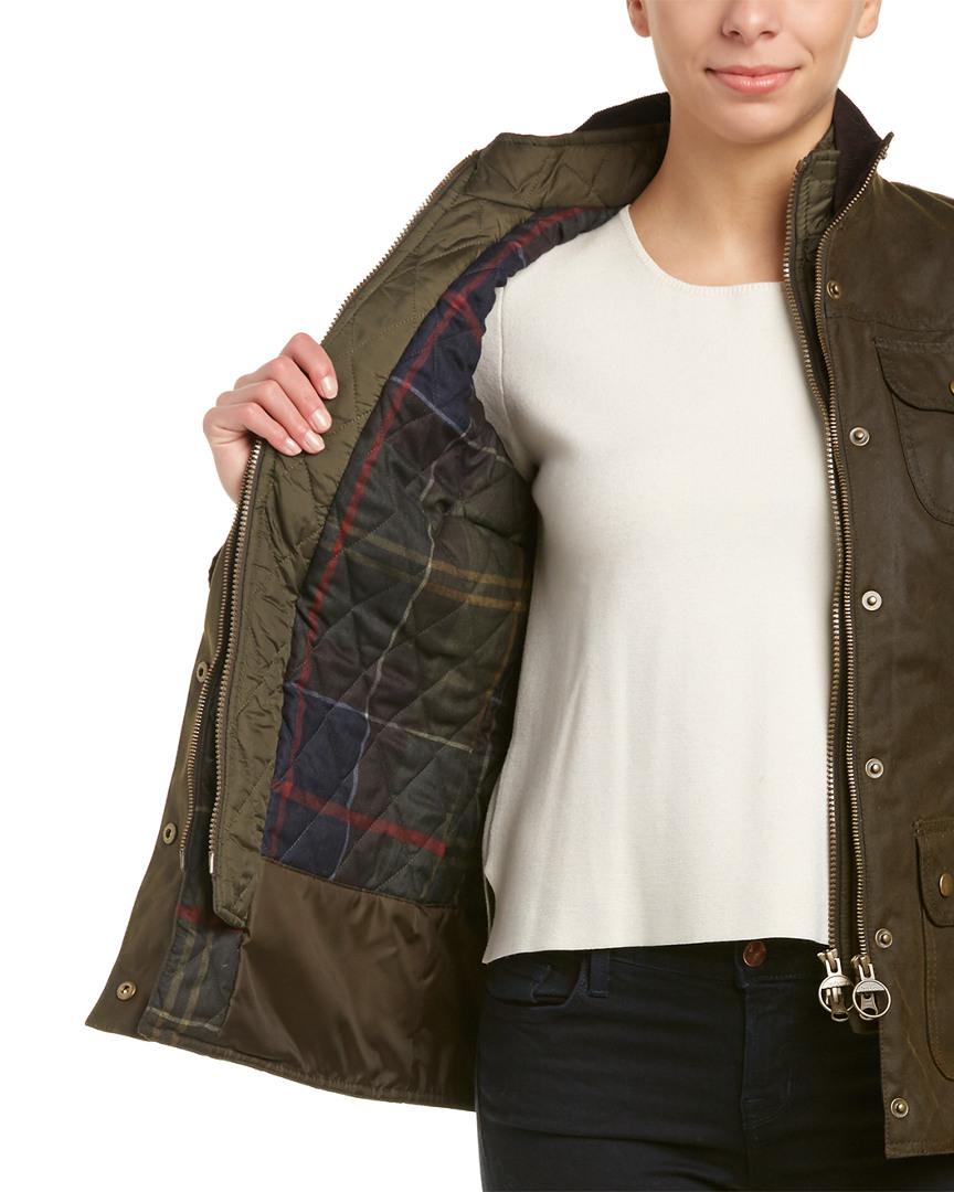 barbour ashley wax jacket