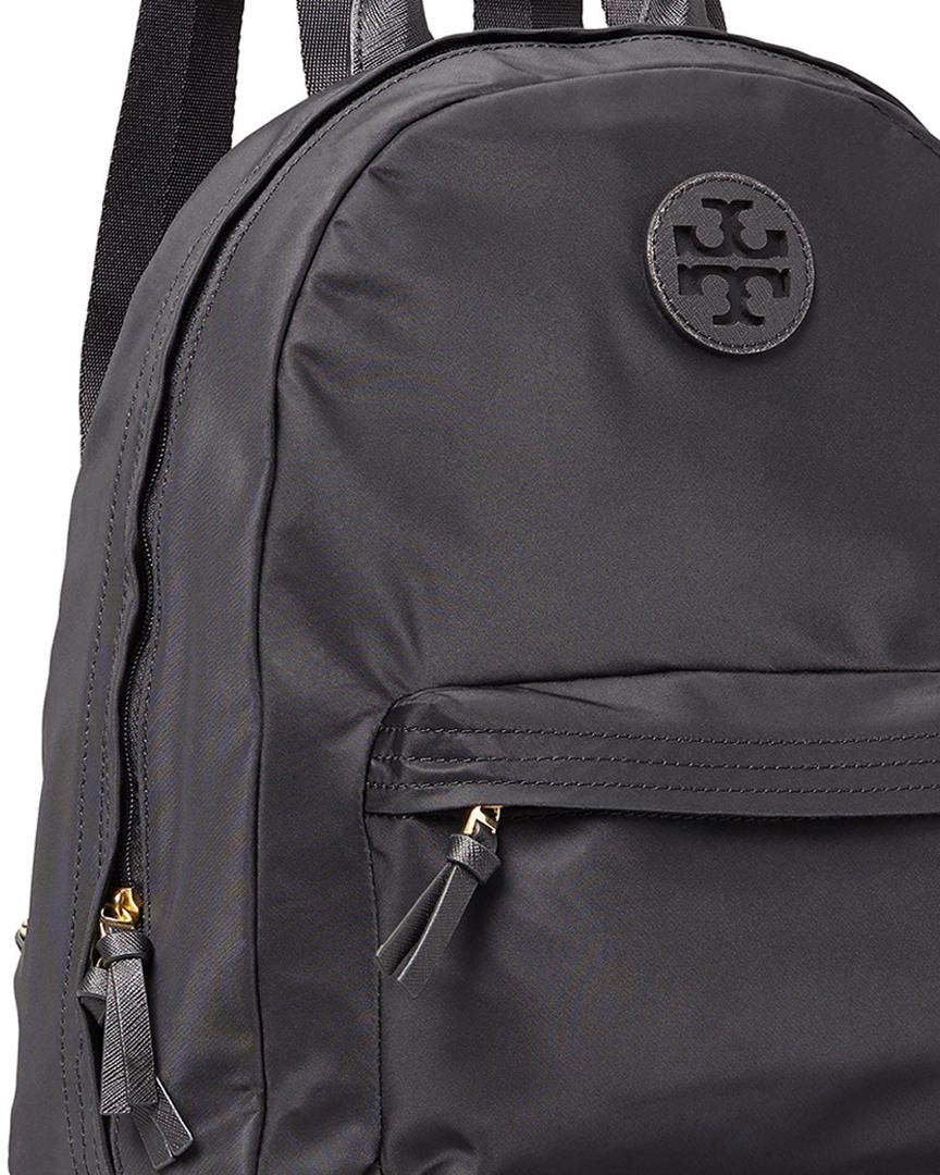 Tory Burch Synthetic Ella Backpack in Black - Lyst