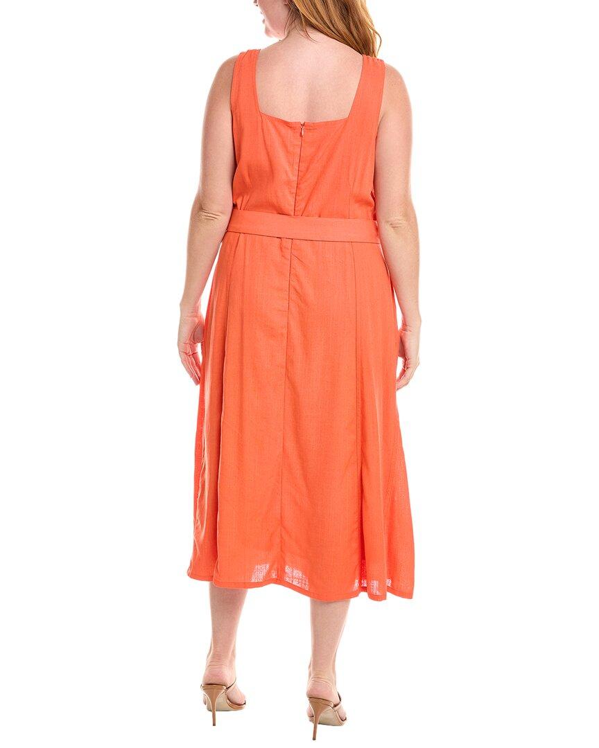 tahari dress orange Lot