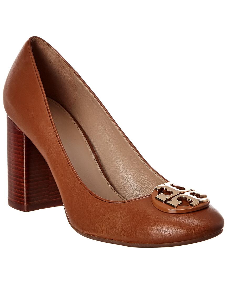 Tory Burch Janey Leather Pump in Brown | Lyst Canada
