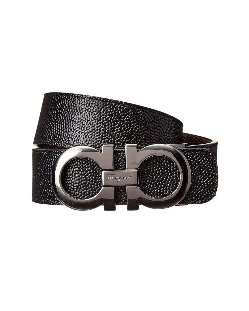 Ferragamo Gancini Reversible & Adjustable Leather Belt in Black for Men Save 3 Lyst