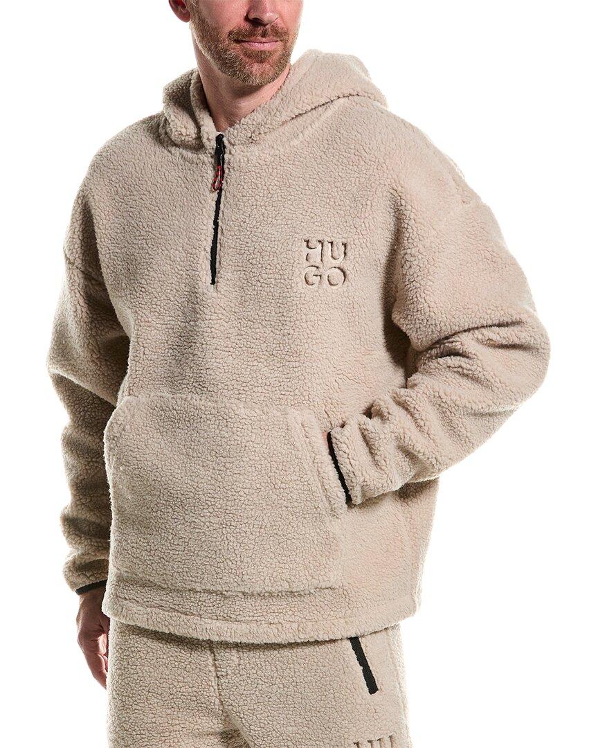 Mens teddy fleece hoodie sale